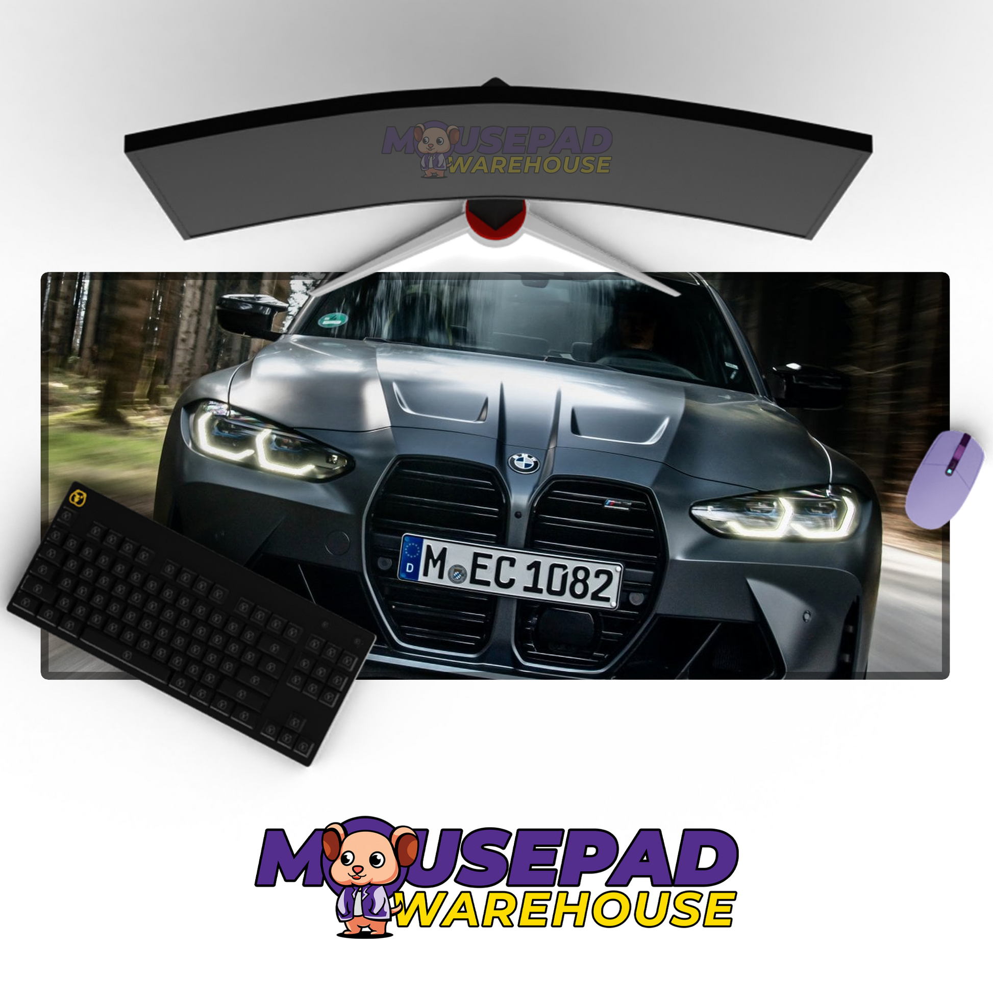 BMW M3 V23 Mousepad Mockup
