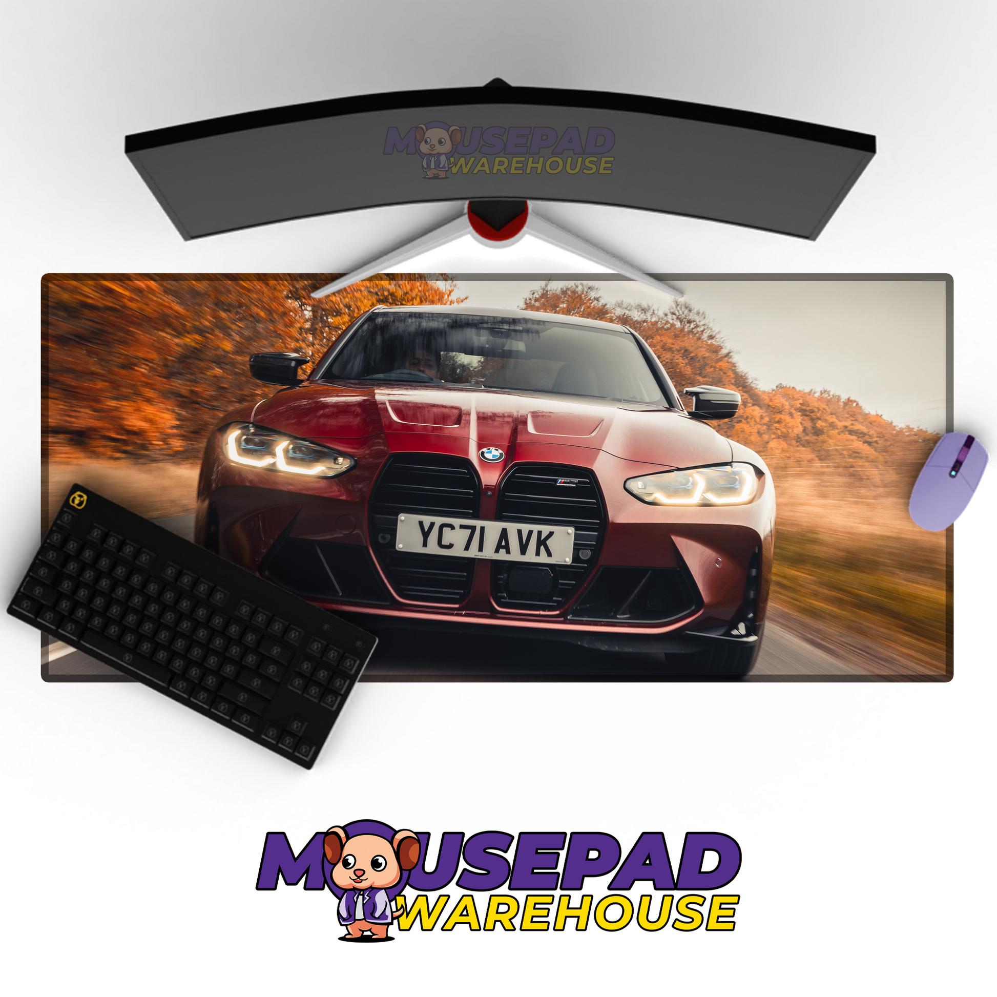 BMW M3 V29 Mousepad Mockup