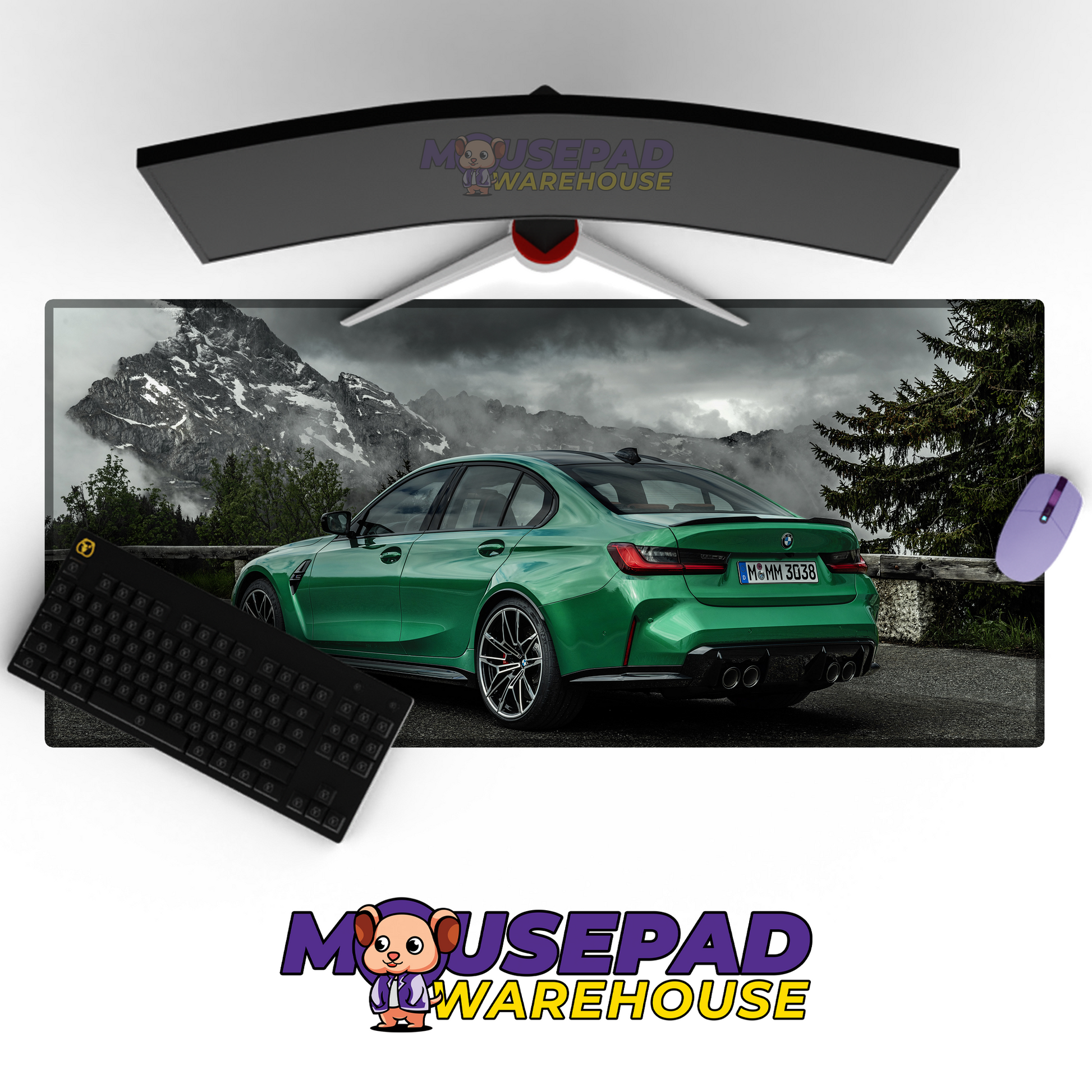 BMW M3 V38 Mousepad Mockup