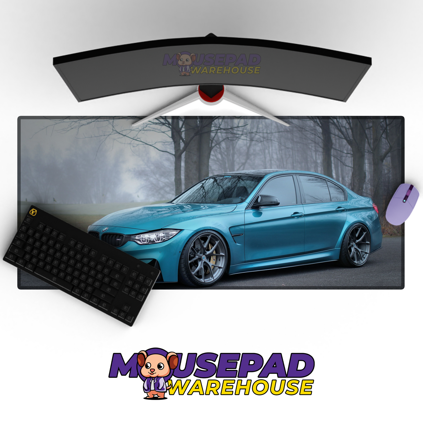 BMW M3 V40 Mousepad Mockup