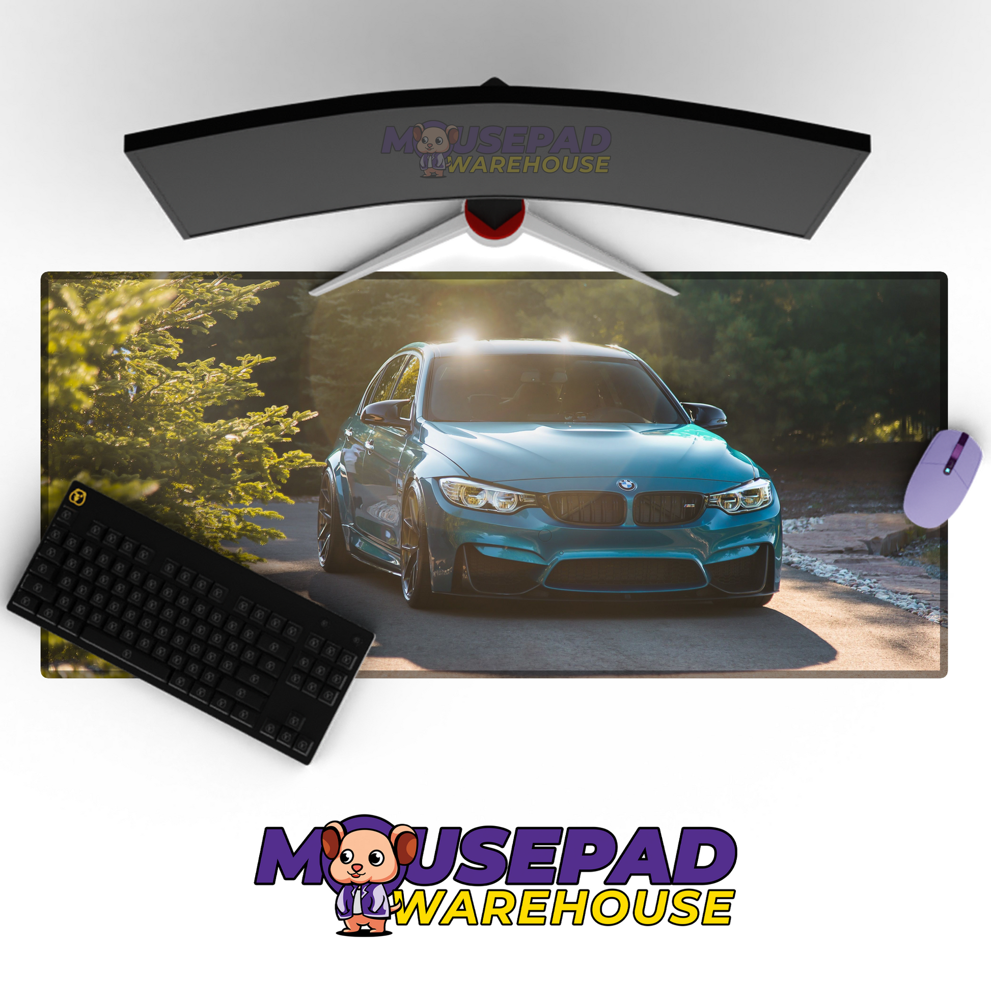 BMW M3 V46 Mousepad Mockup