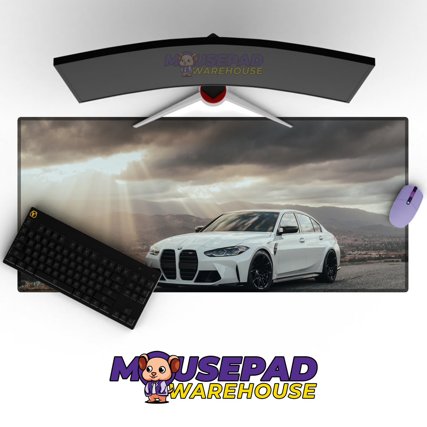 BMW M3 V7 Mousepad Mockup