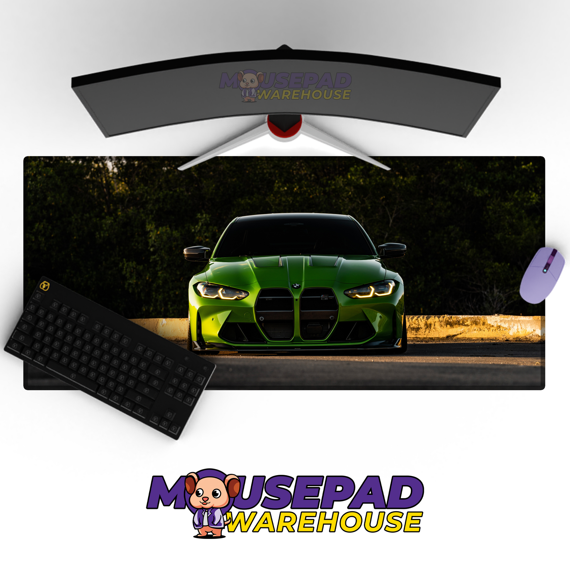 BMW M4 V13 Mousepad Mockup
