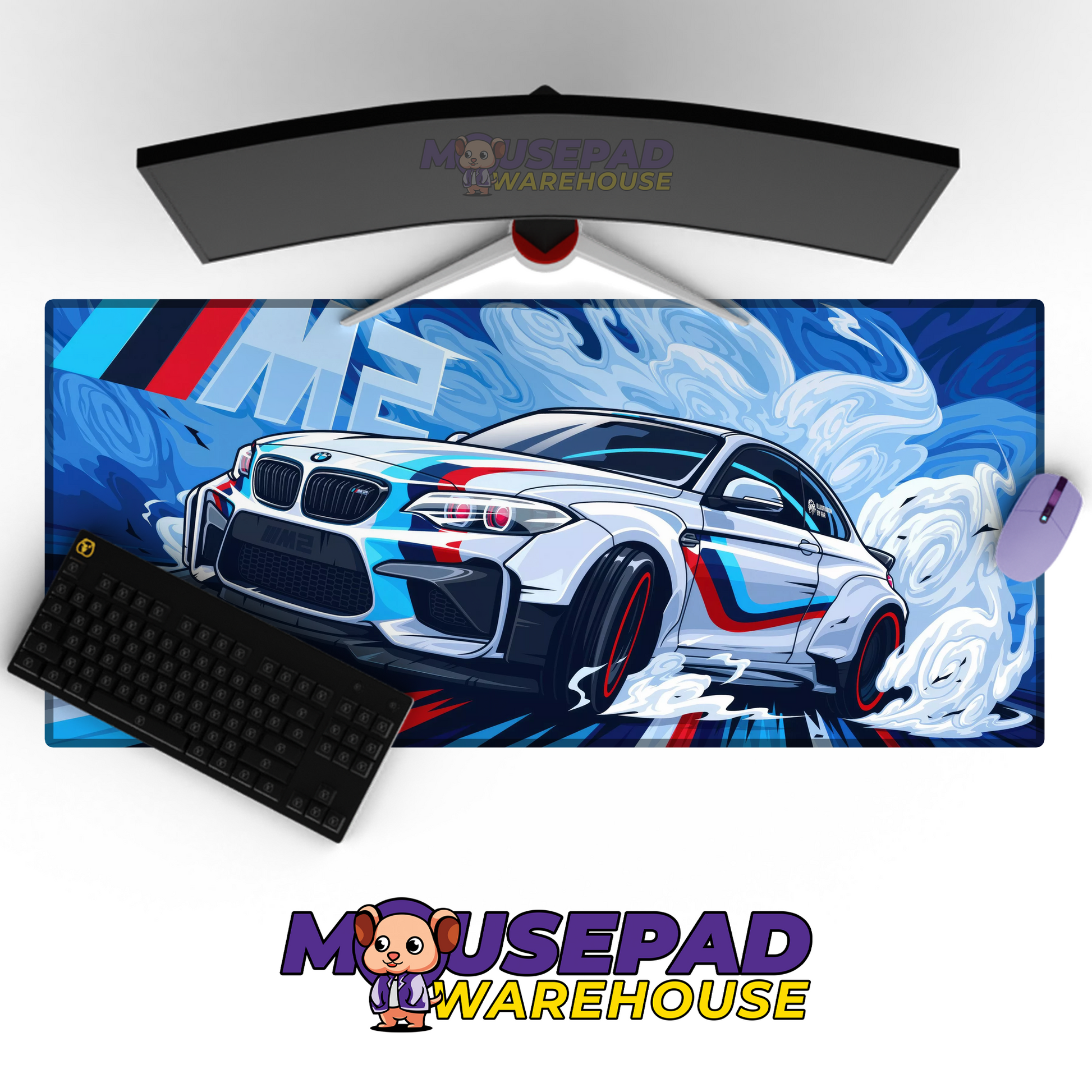 BMW M4 V21 Mousepad Mockup