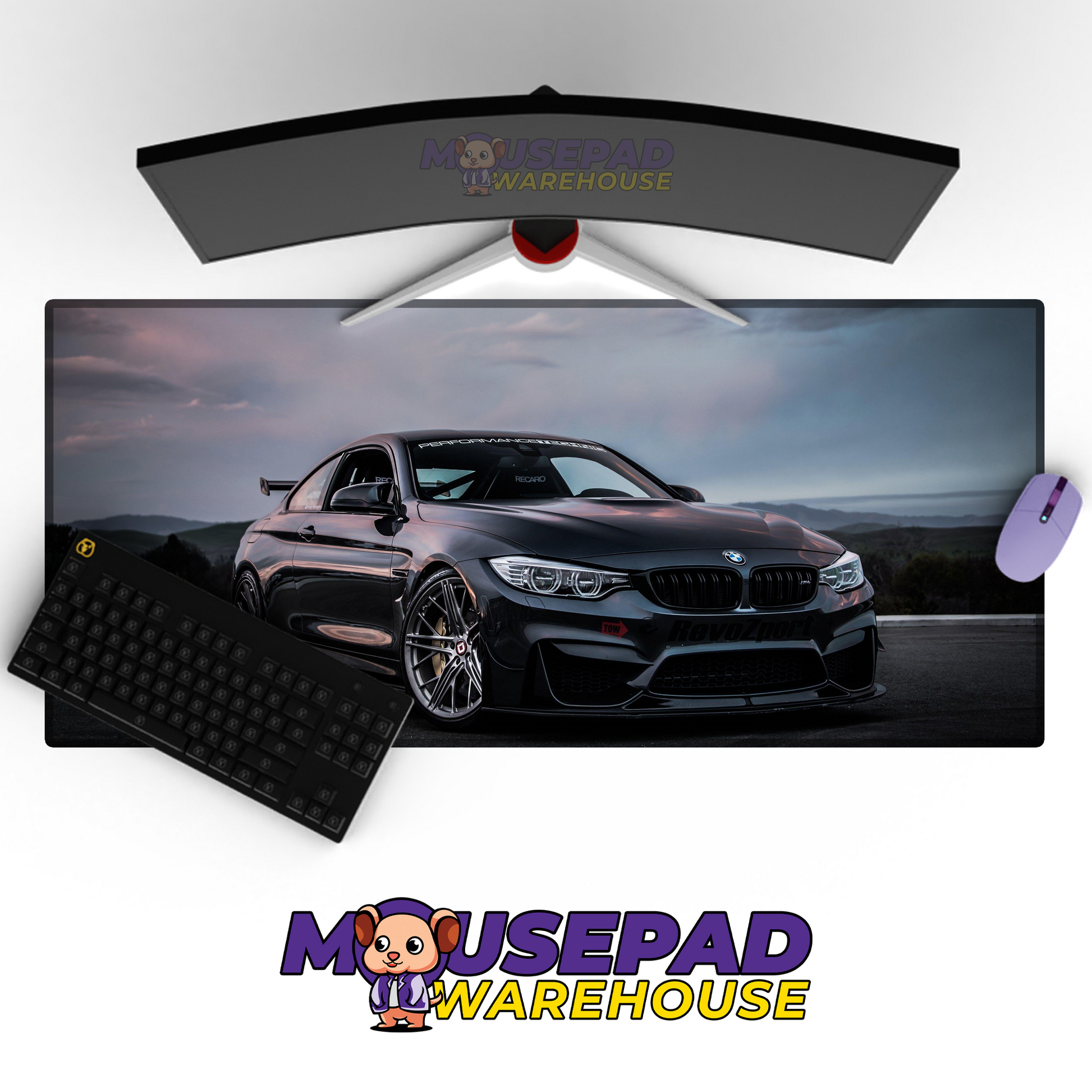 BMW M4 V22 Mousepad Mockup