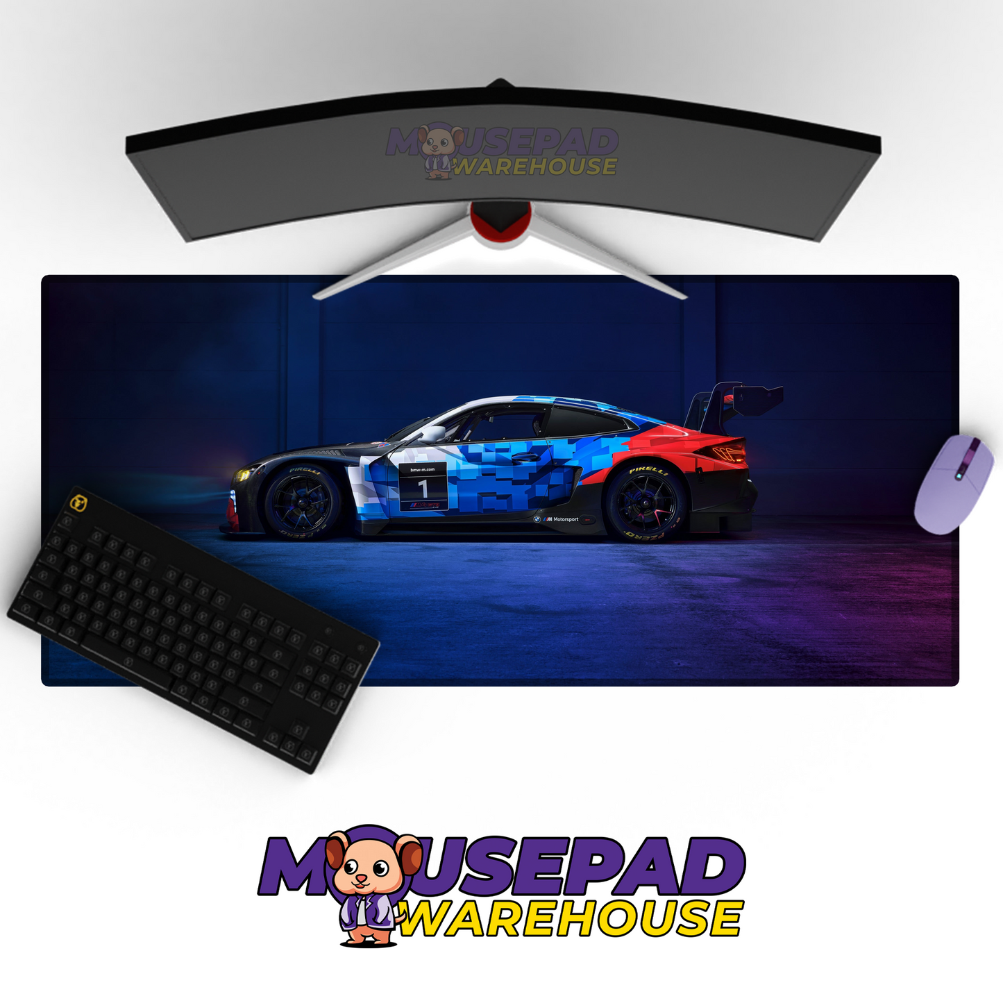 BMW M4 V24 Mousepad Mockup