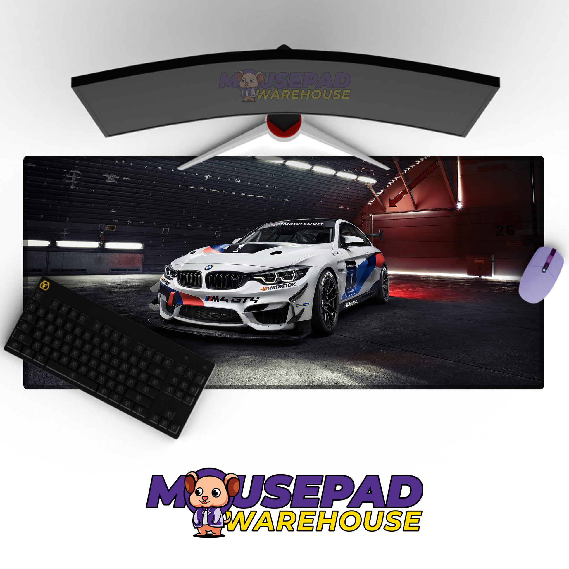 BMW M4 V25 Mousepad Mockup