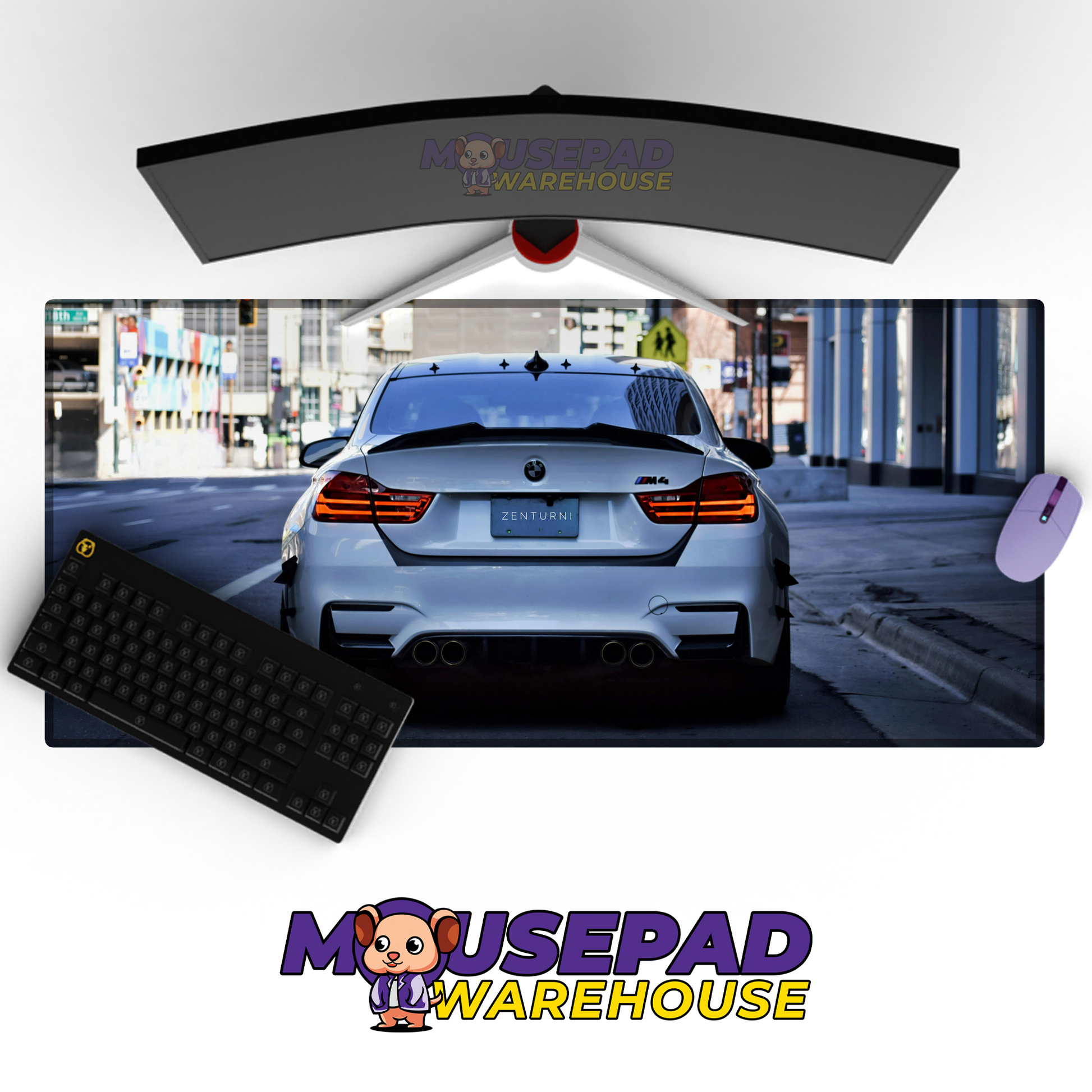 BMW M4 V27 Mousepad Mockup