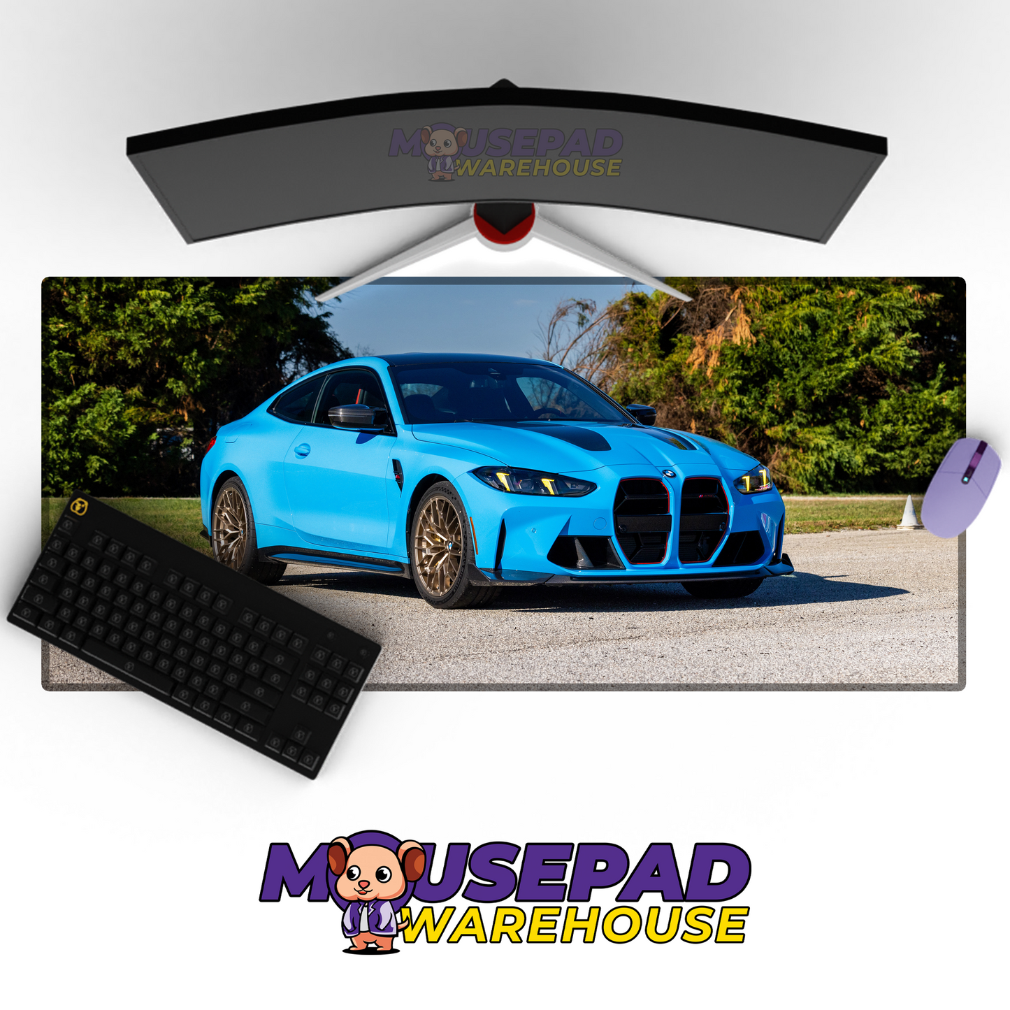 BMW M4 V28 Mousepad Mockup