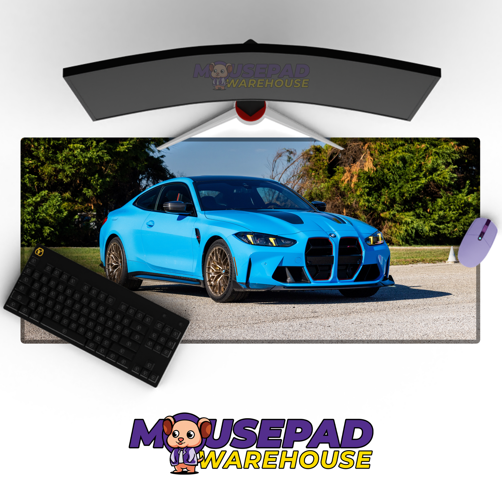 BMW M4 V28 Mousepad Mockup