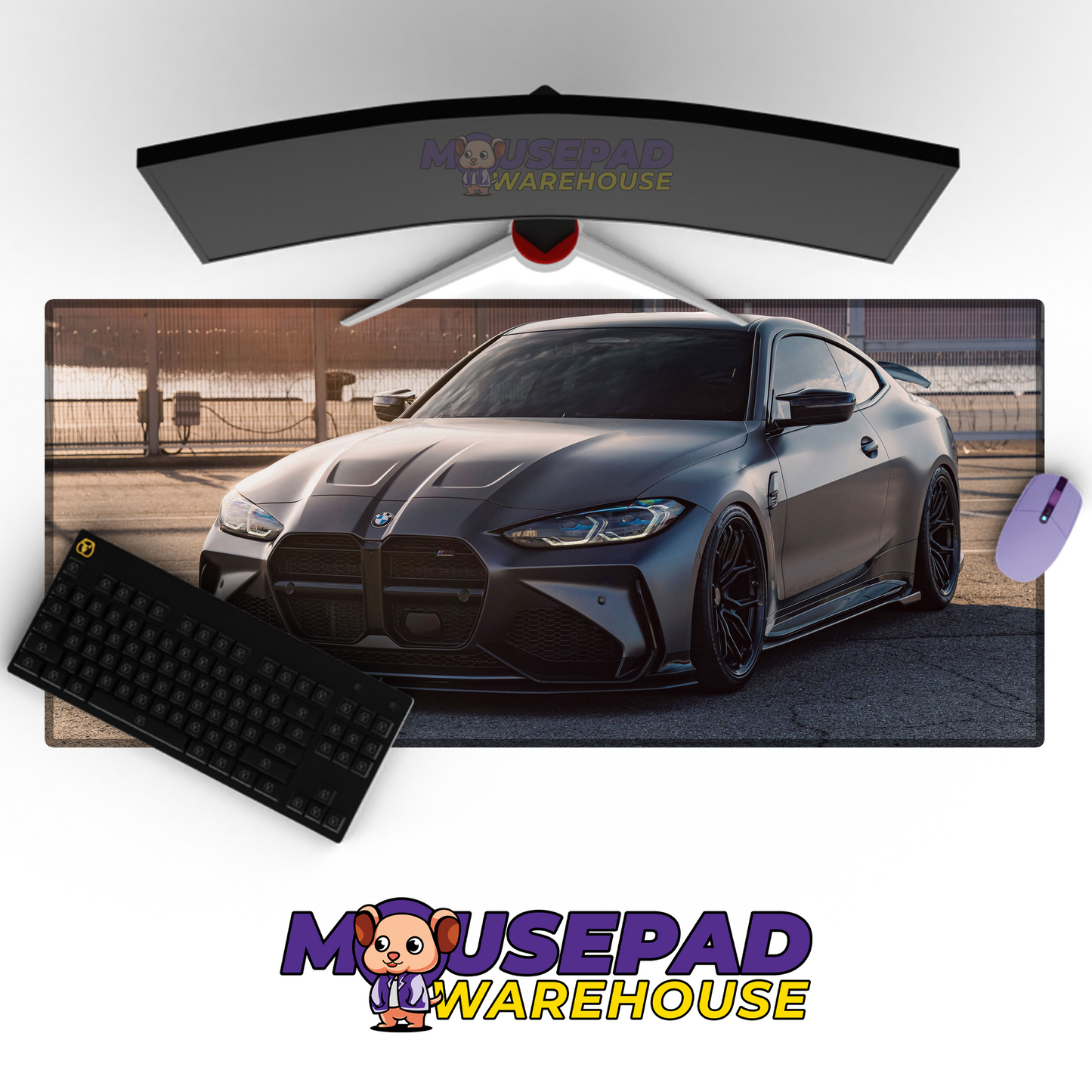 BMW M4 V30 Mousepad Mockup