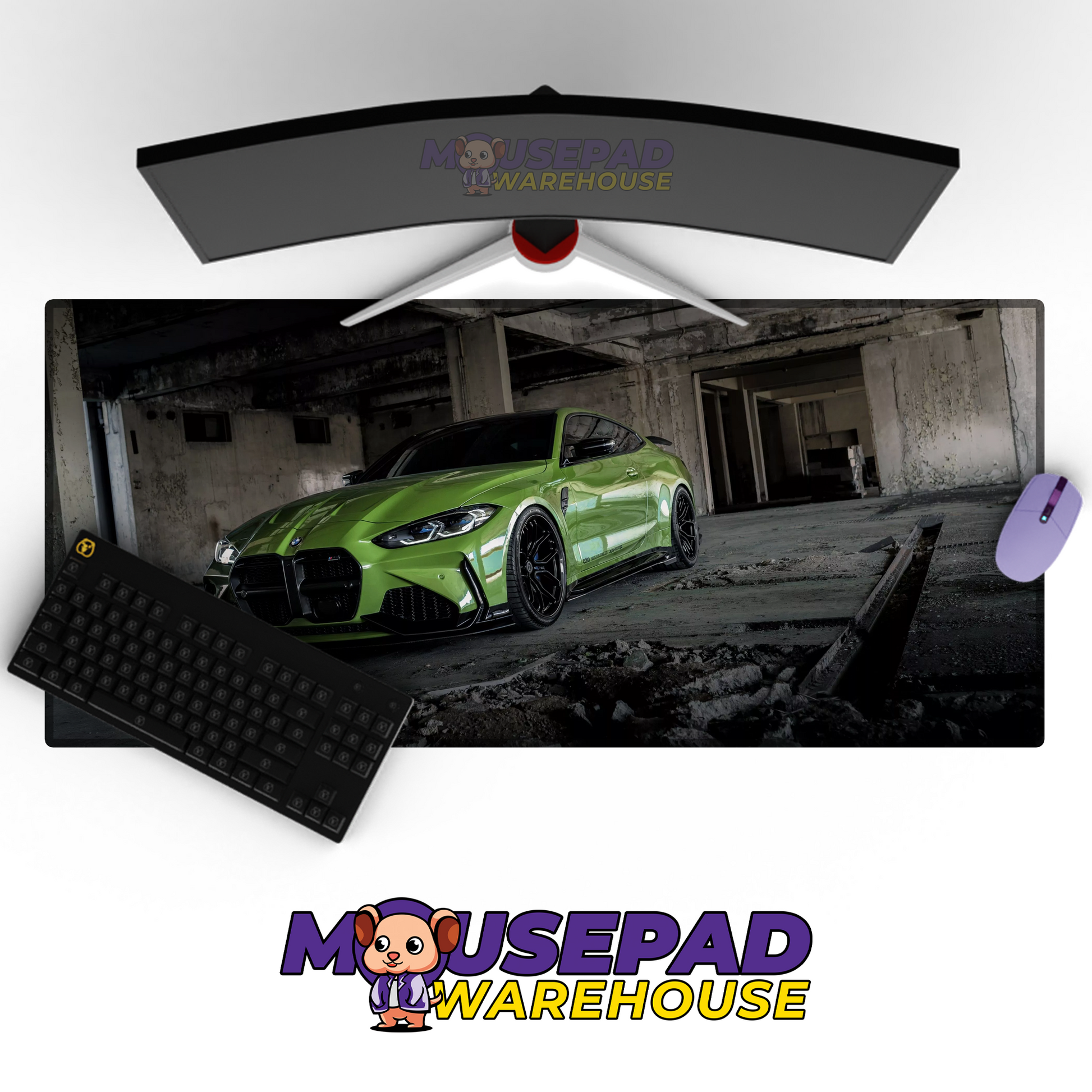 BMW M4 V31 Mousepad Mockup