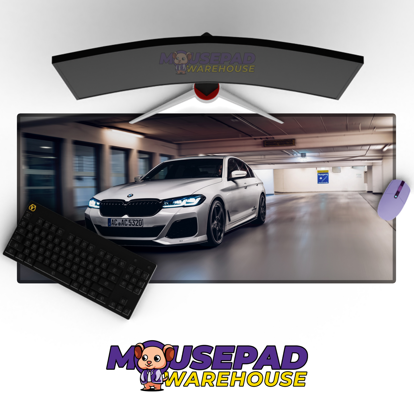 BMW M5 V10 Mousepad Mockup