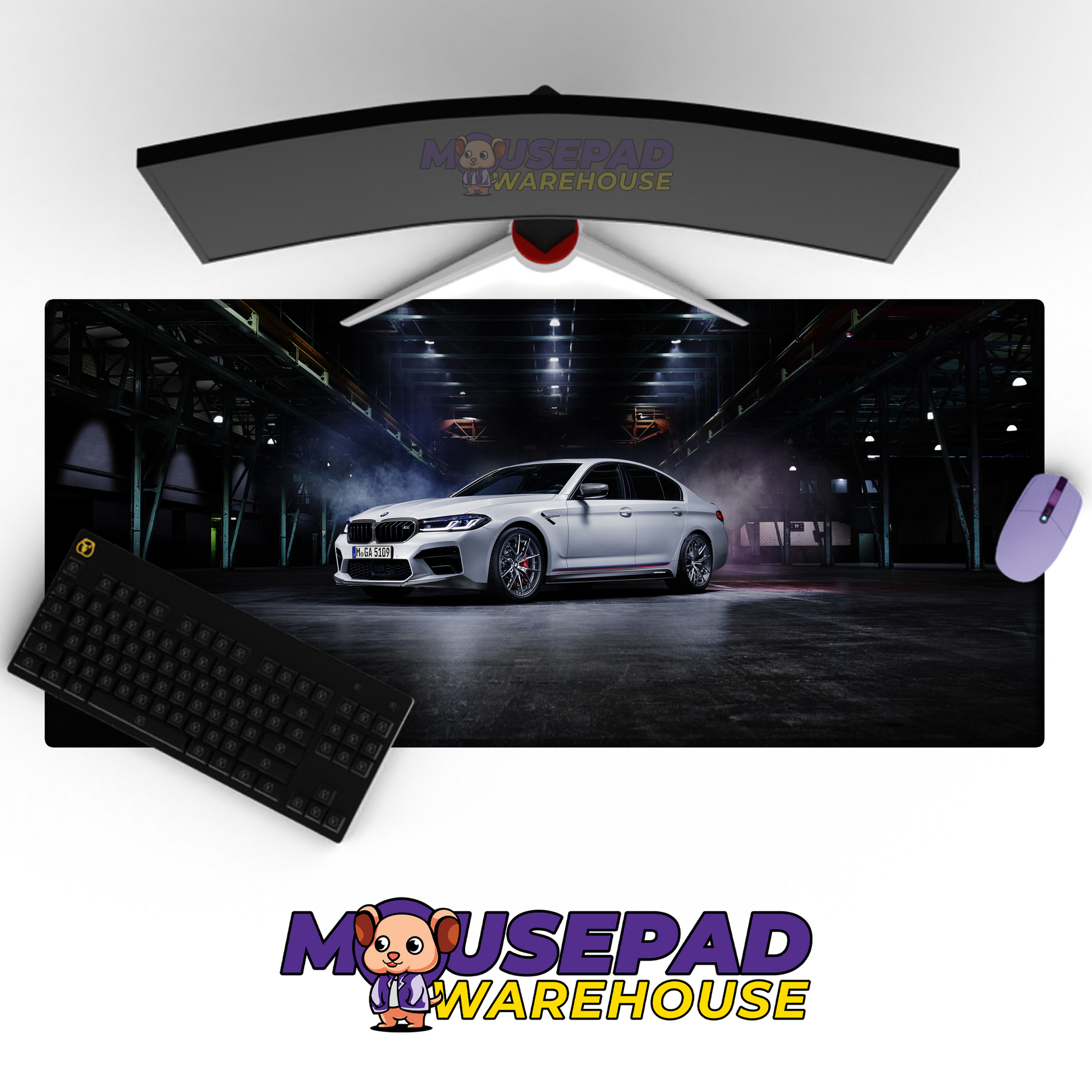 BMW M5 V16 Mousepad Mockup