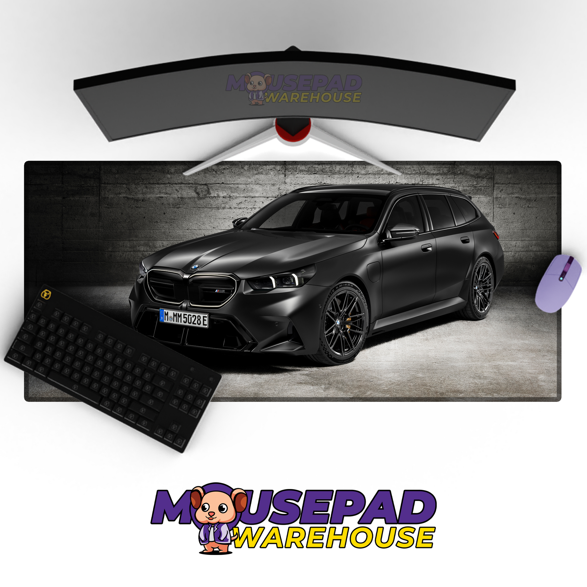BMW M5 V23 Mousepad Mockup