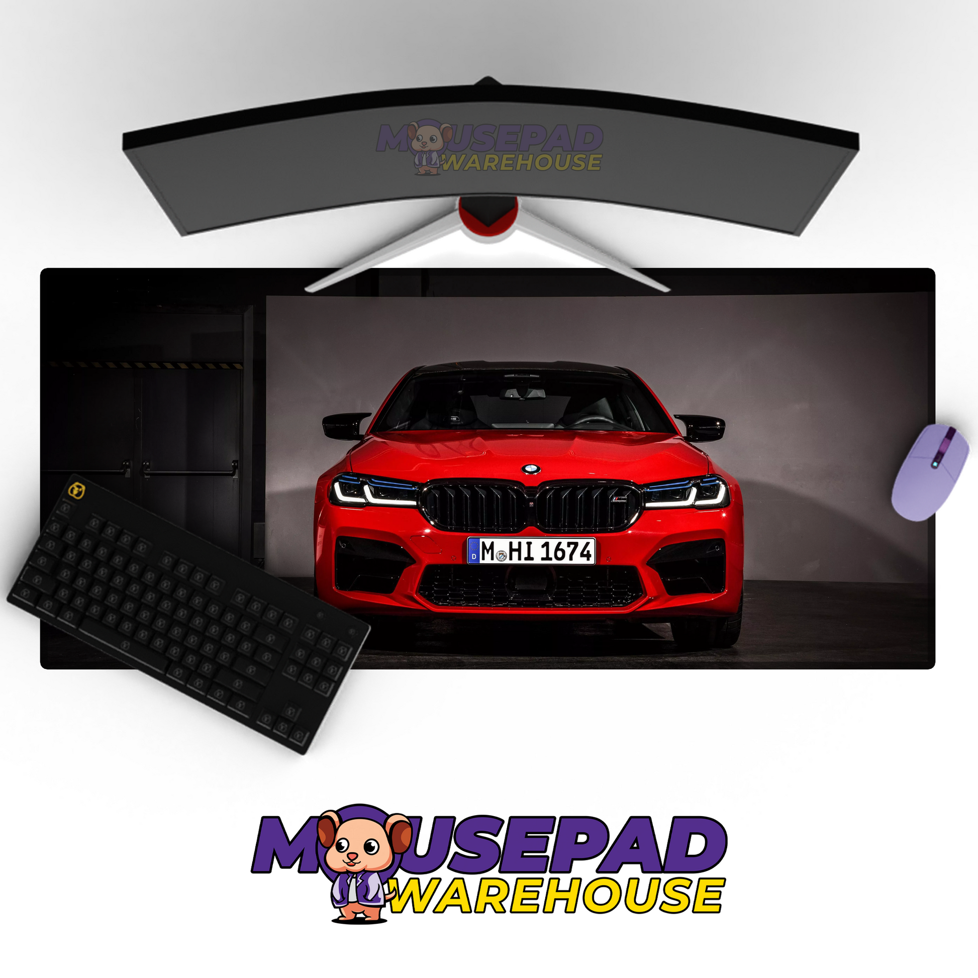 BMW M5 V39 Mousepad Mockup