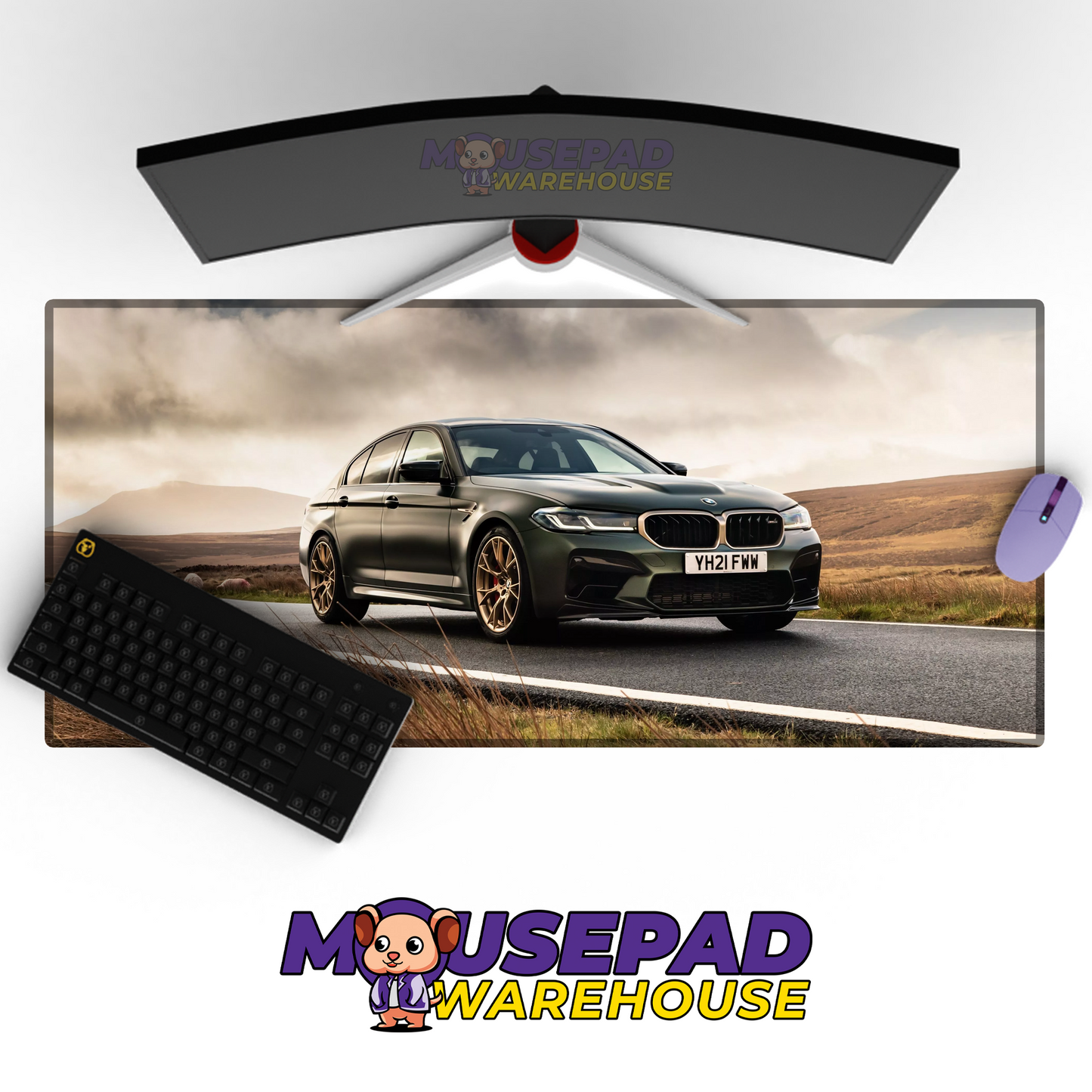 BMW M5 V48 Mousepad Mockup