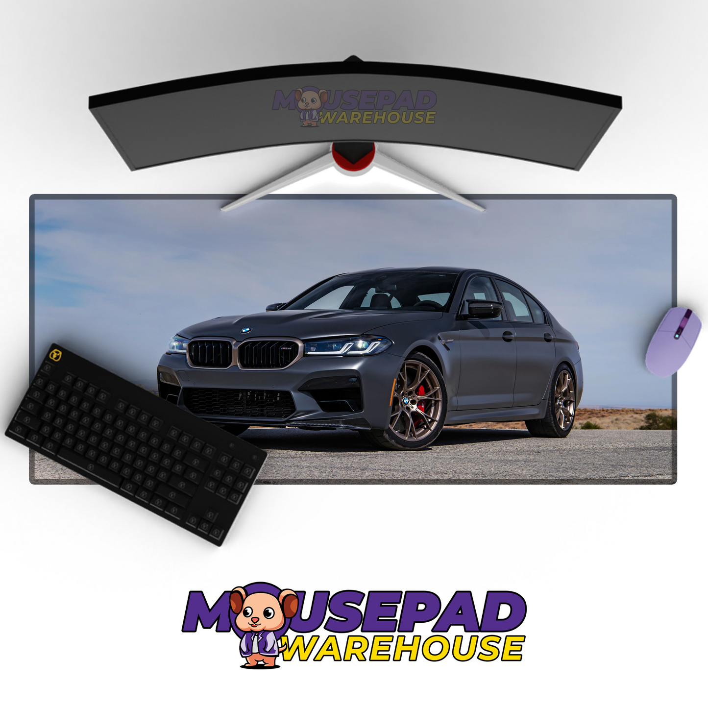 BMW M5 V50 Mousepad Mockup
