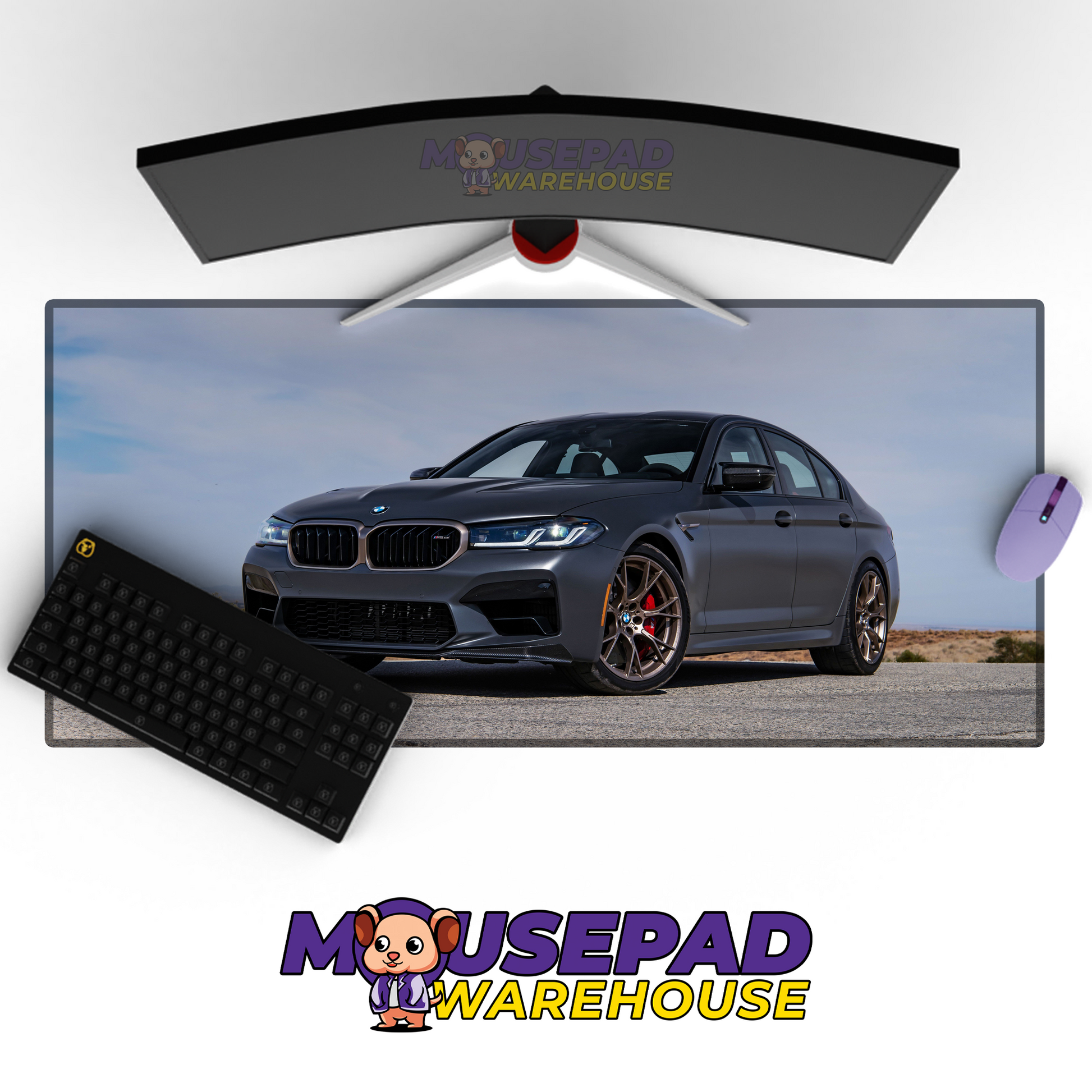 BMW M5 V50 Mousepad Mockup