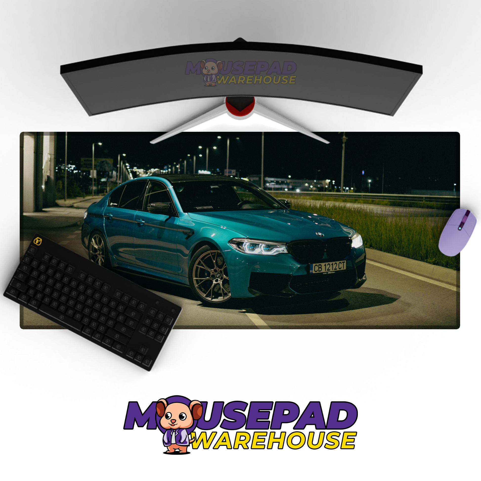BMW M5 V55 Mousepad Mockup