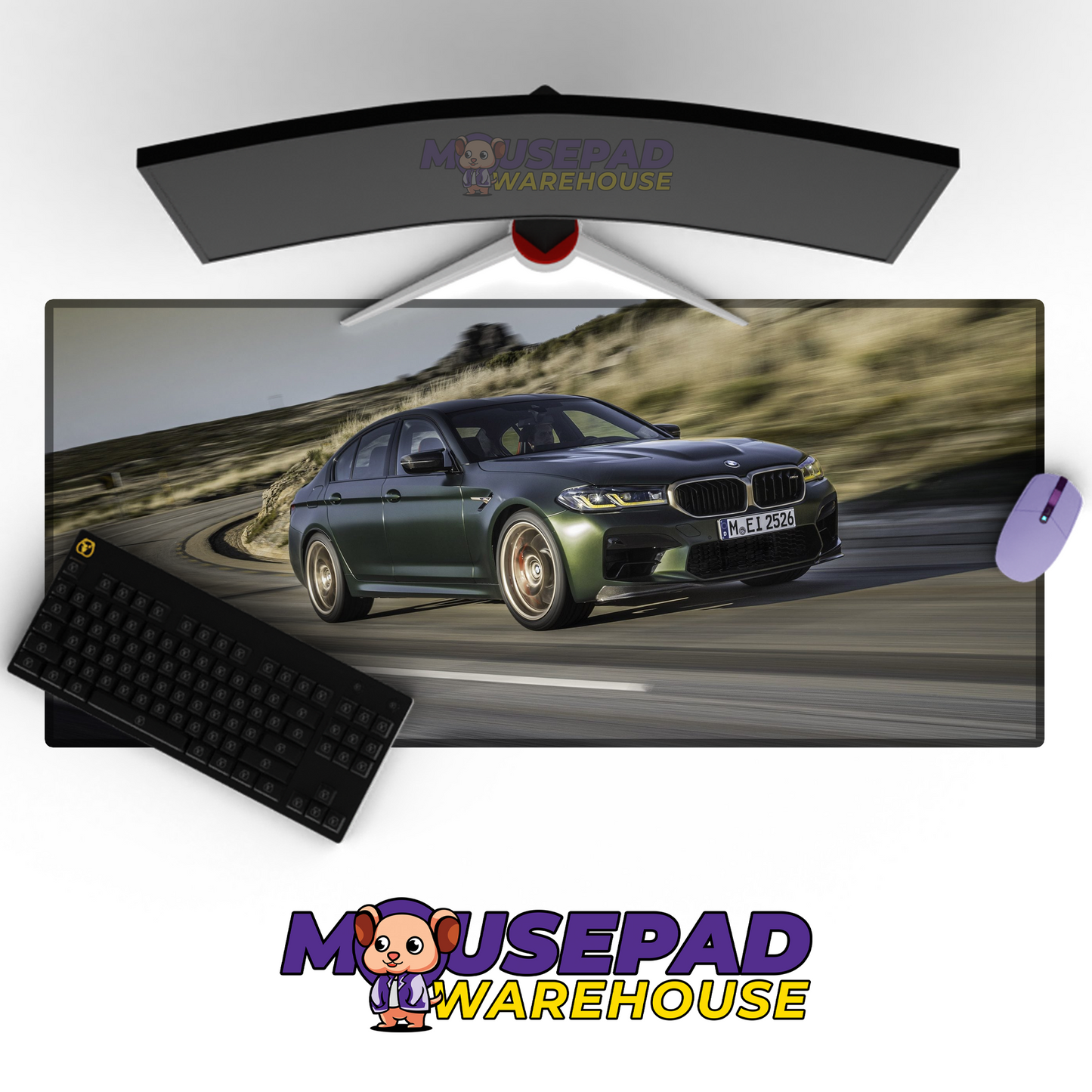 BMW M5 V60 Mousepad Mockup