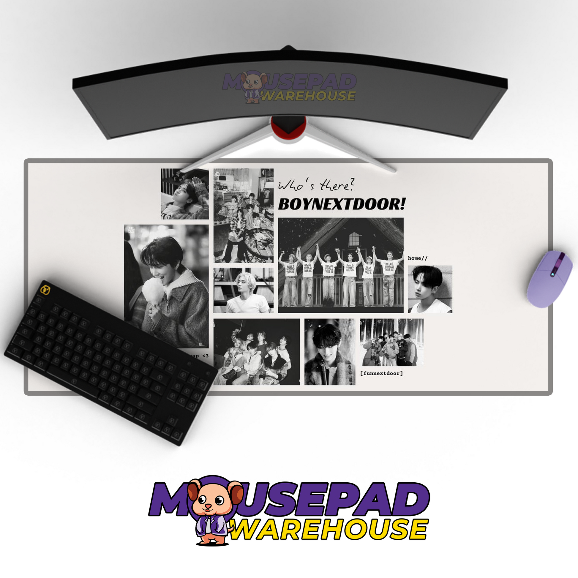 BOYNEXTDOOR V8 Mousepad Mockup