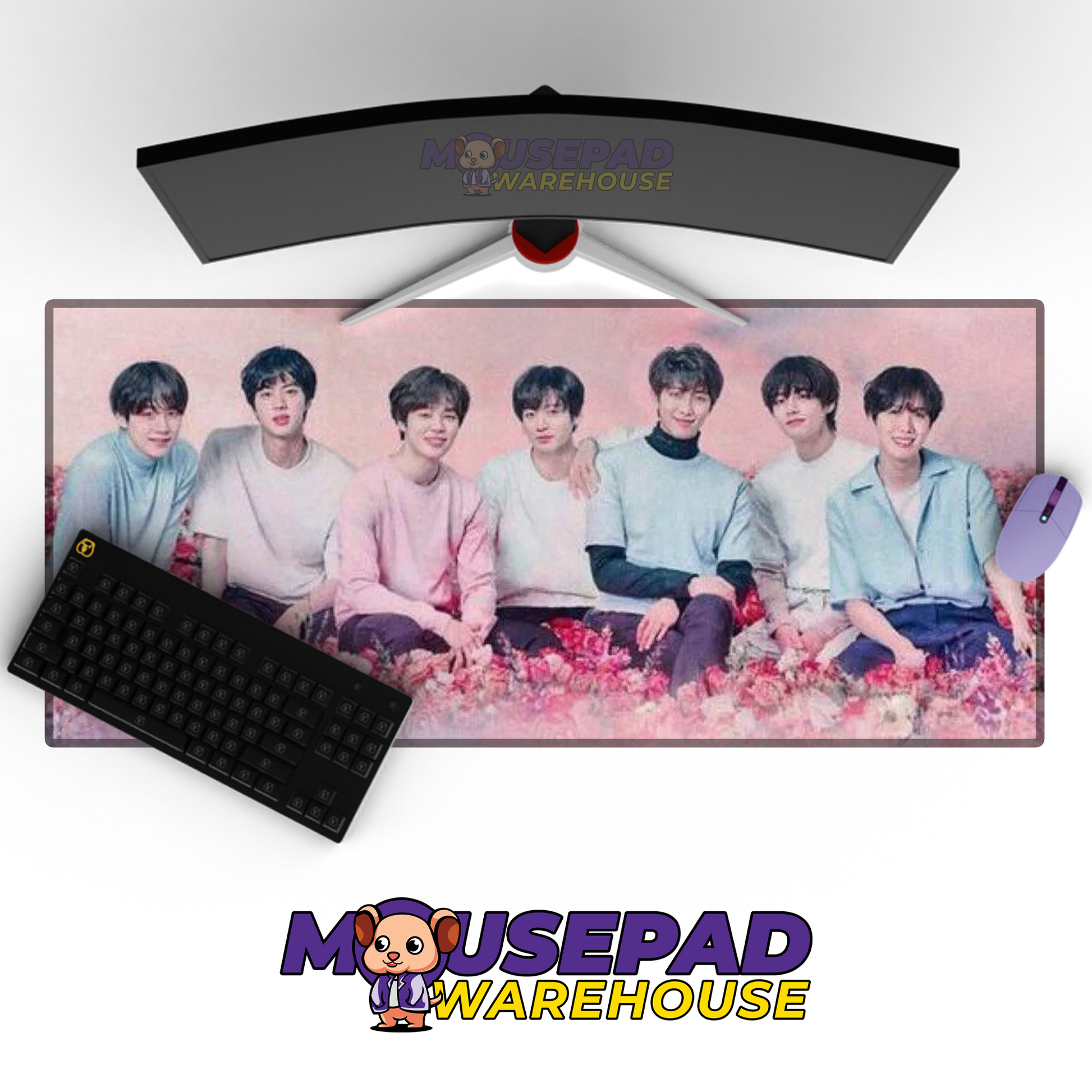 BTS V15 Mousepad Mockup