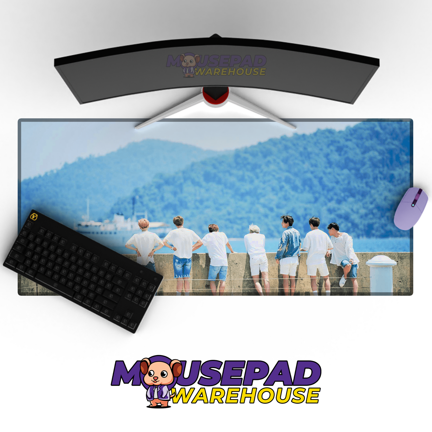 BTS V1 Mousepad Mockup