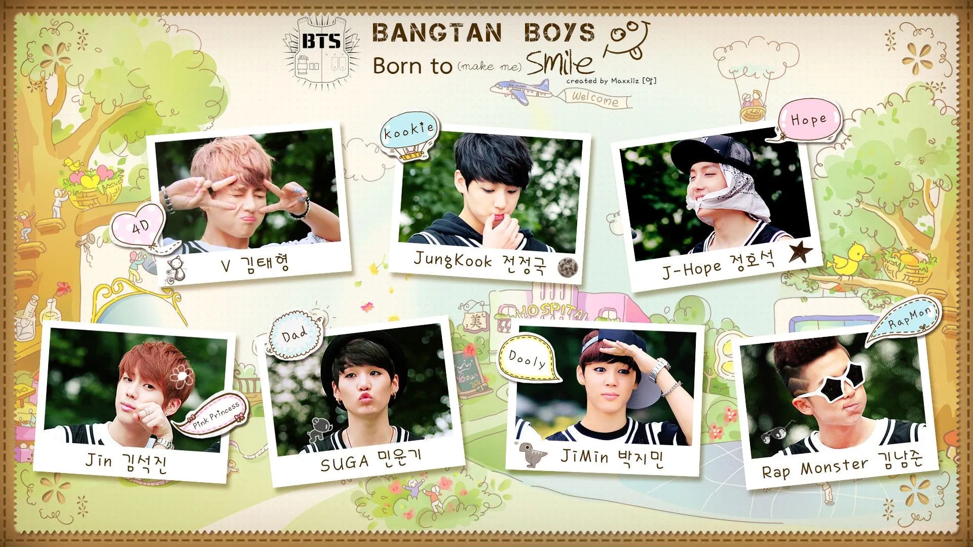 BTS V23 Mousepad
