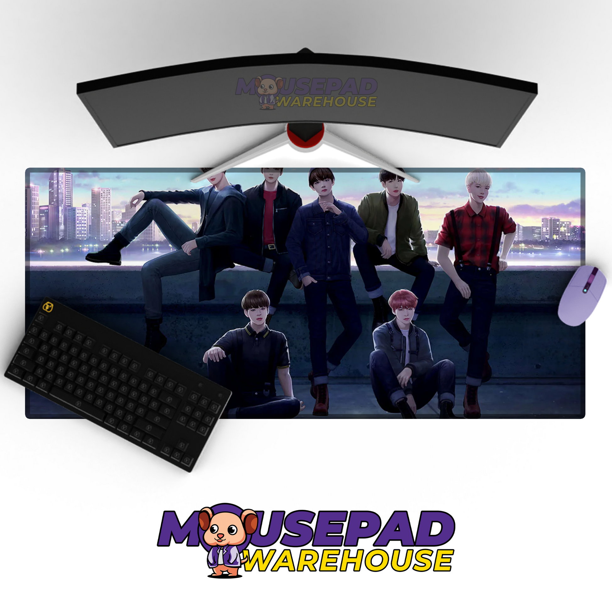 BTS V24 Mousepad Mockup