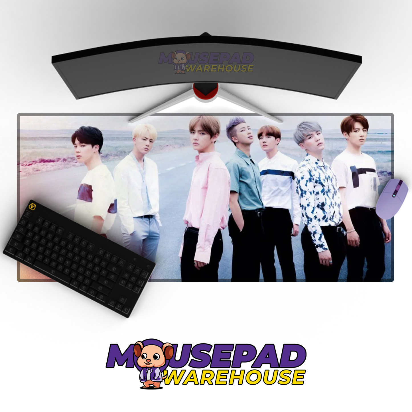 BTS V28 Mousepad Mockup