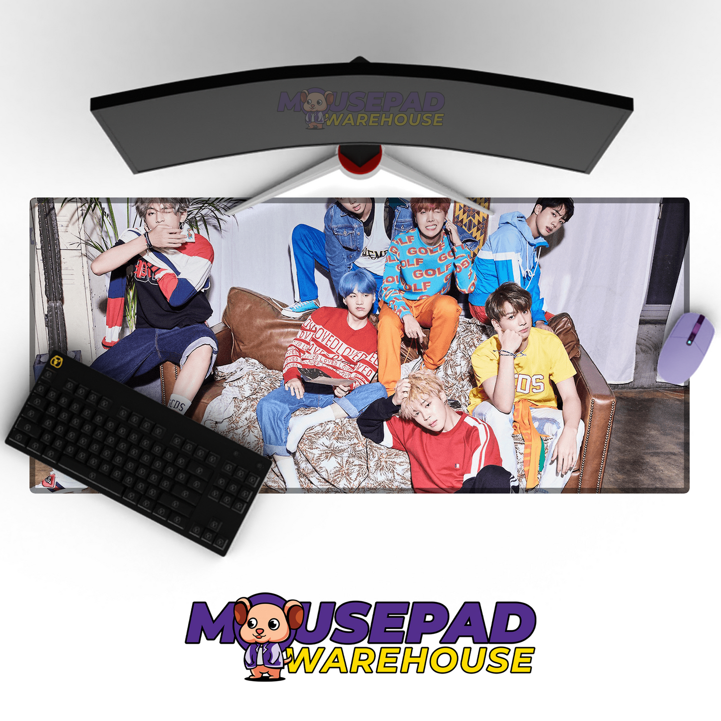 BTS V31 Mousepad Mockup