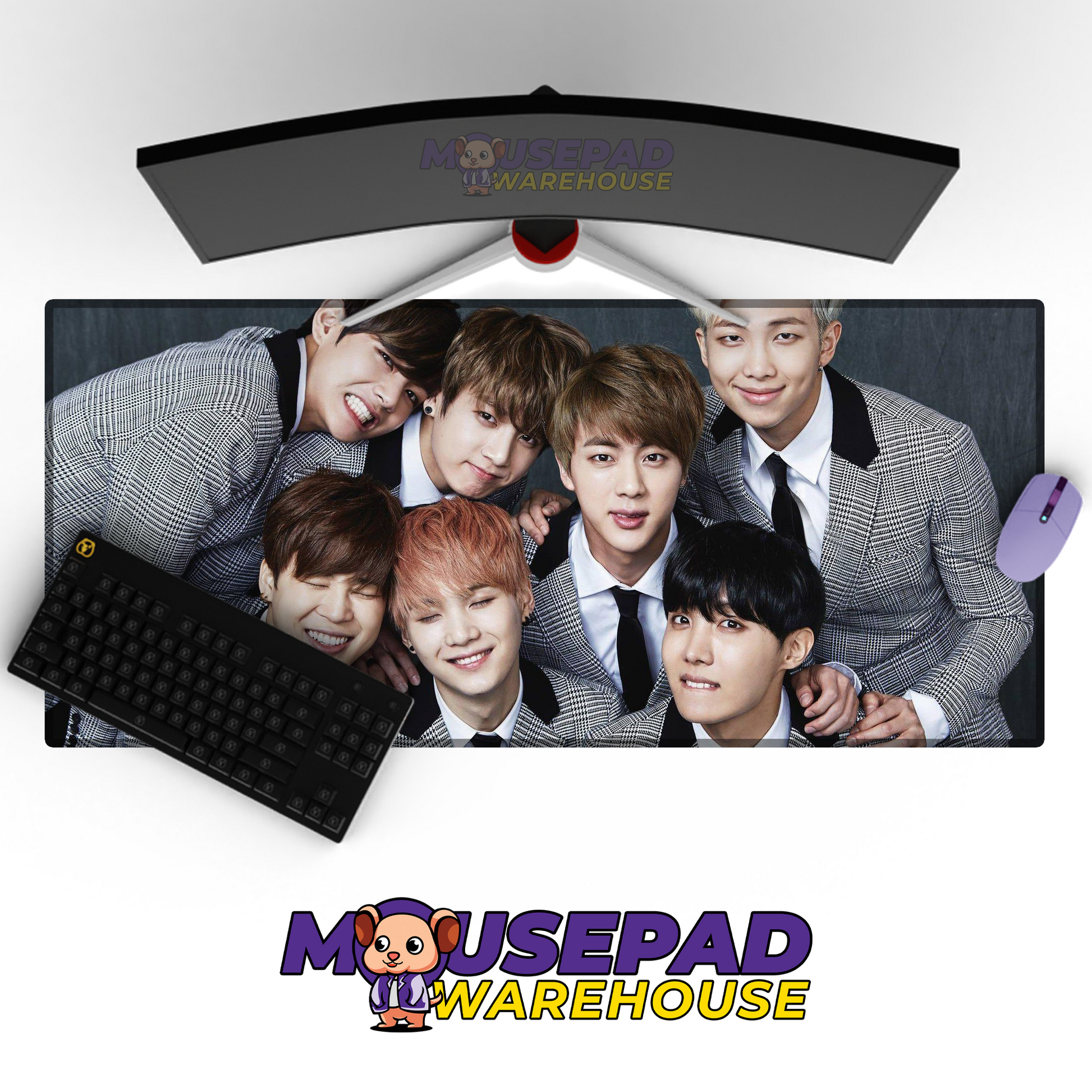 BTS V33 Mousepad Mockup