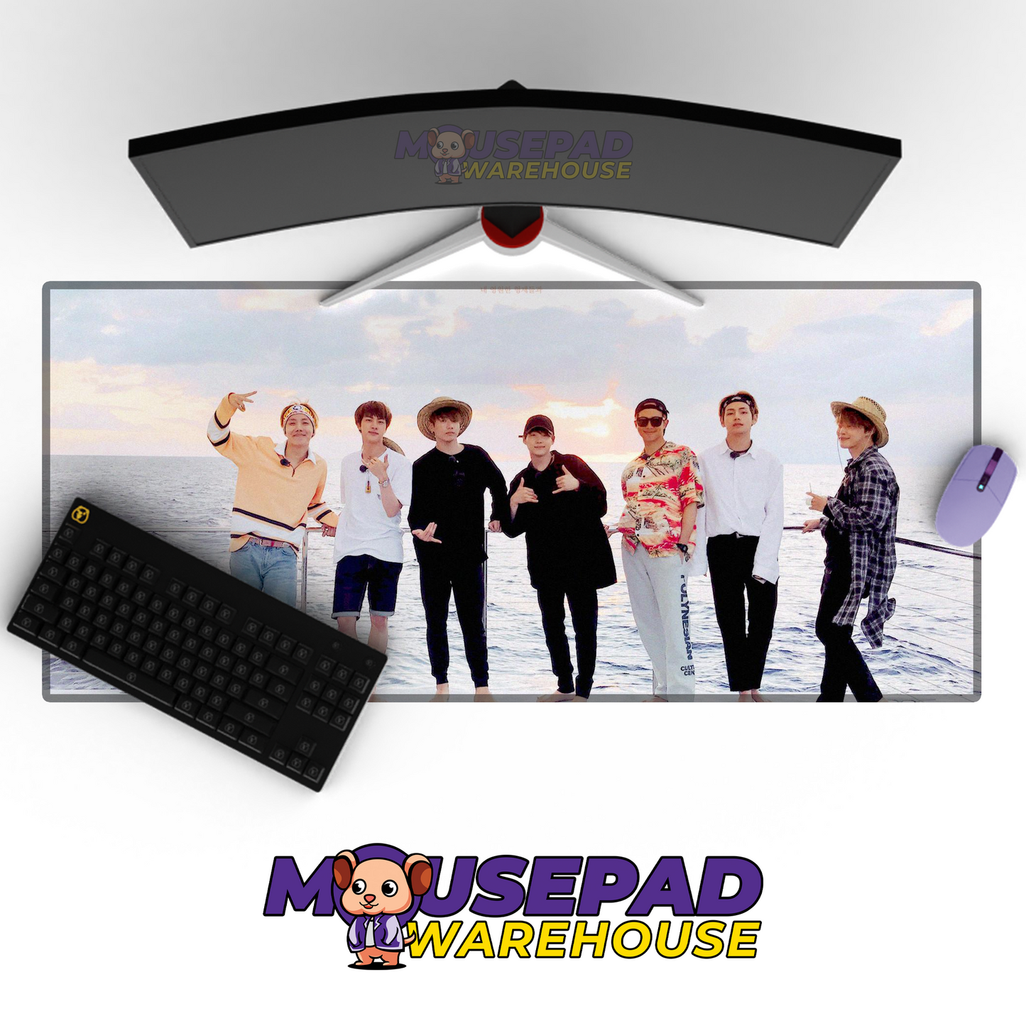 BTS V37 Mousepad Mockup