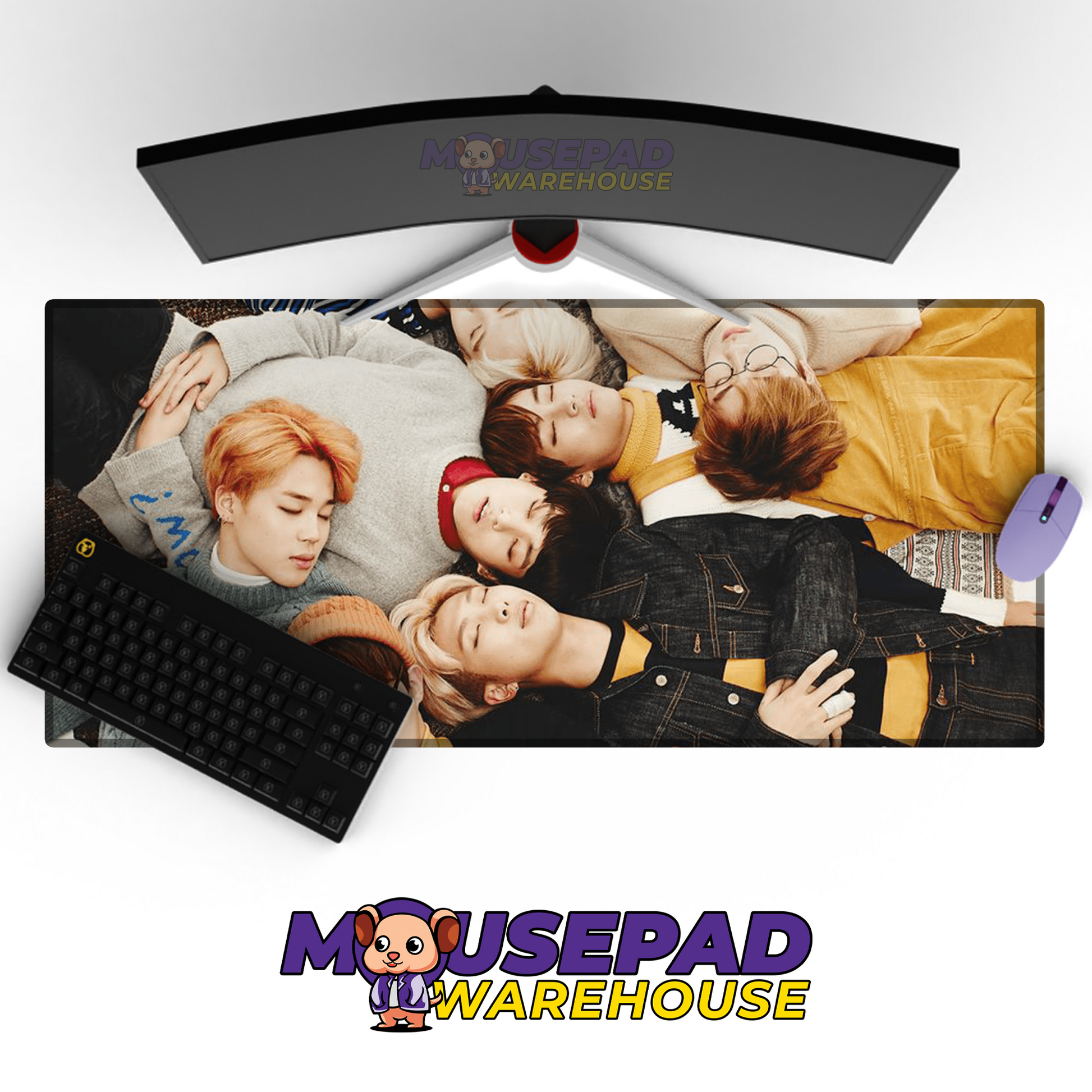 BTS V38 Mousepad Mockup