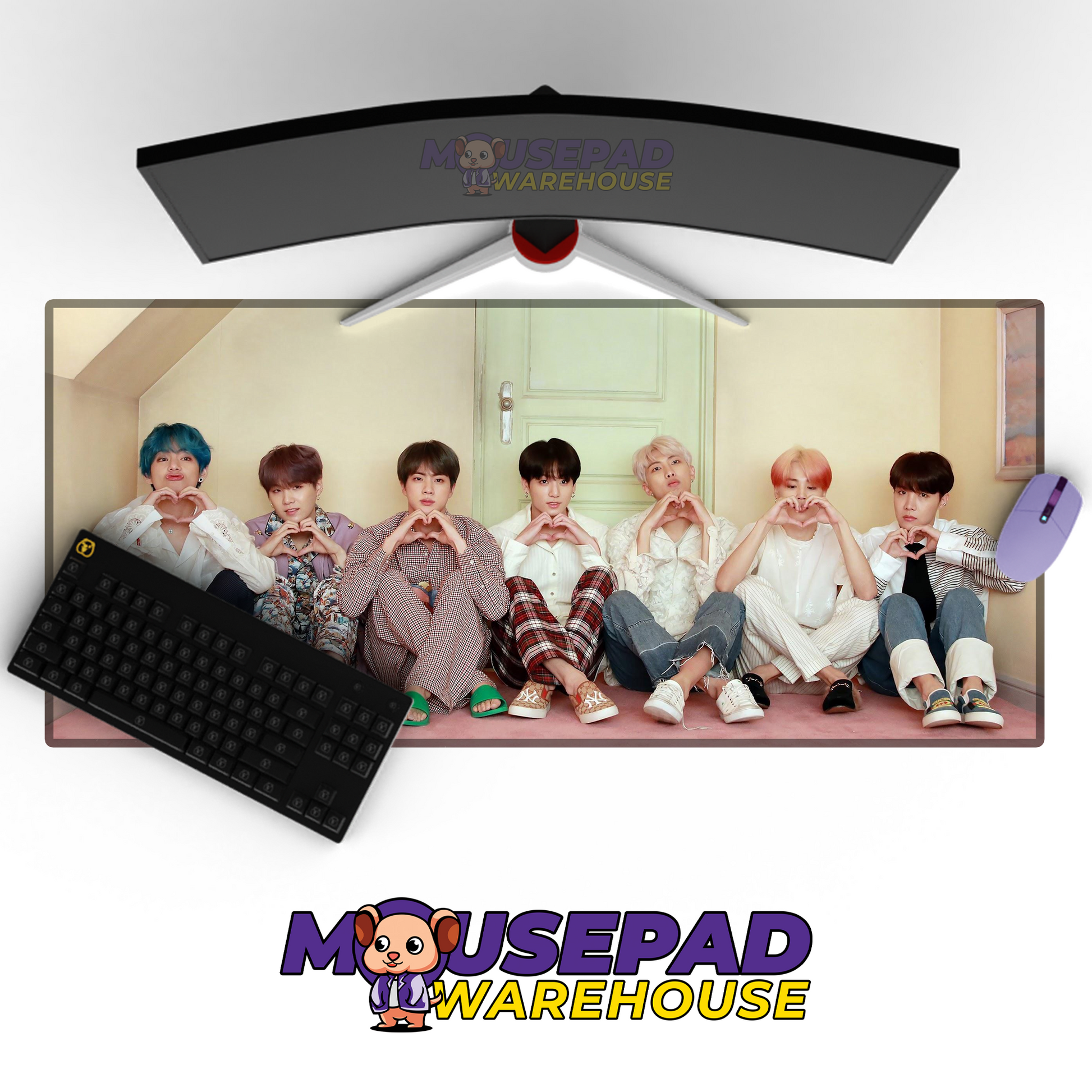 BTS V39 Mousepad Mockup