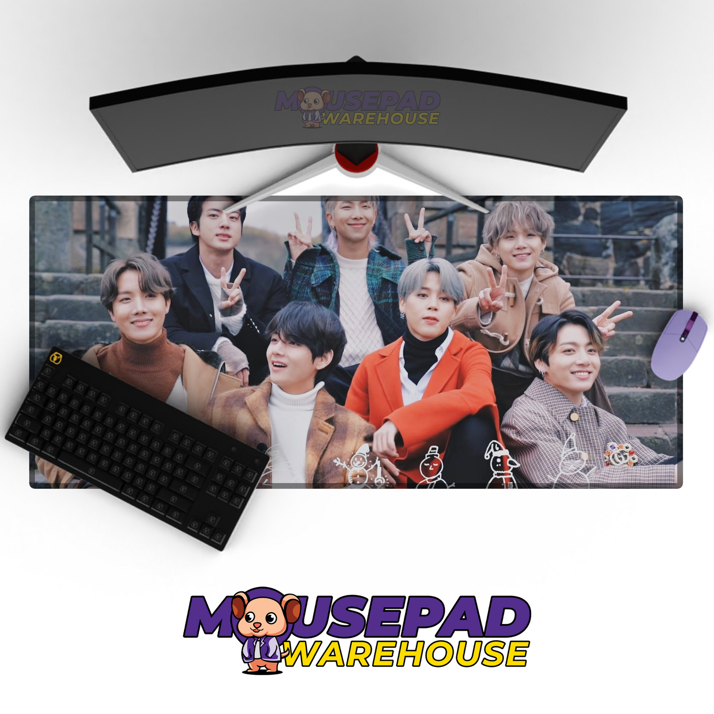 BTS V3 Mousepad Mockup
