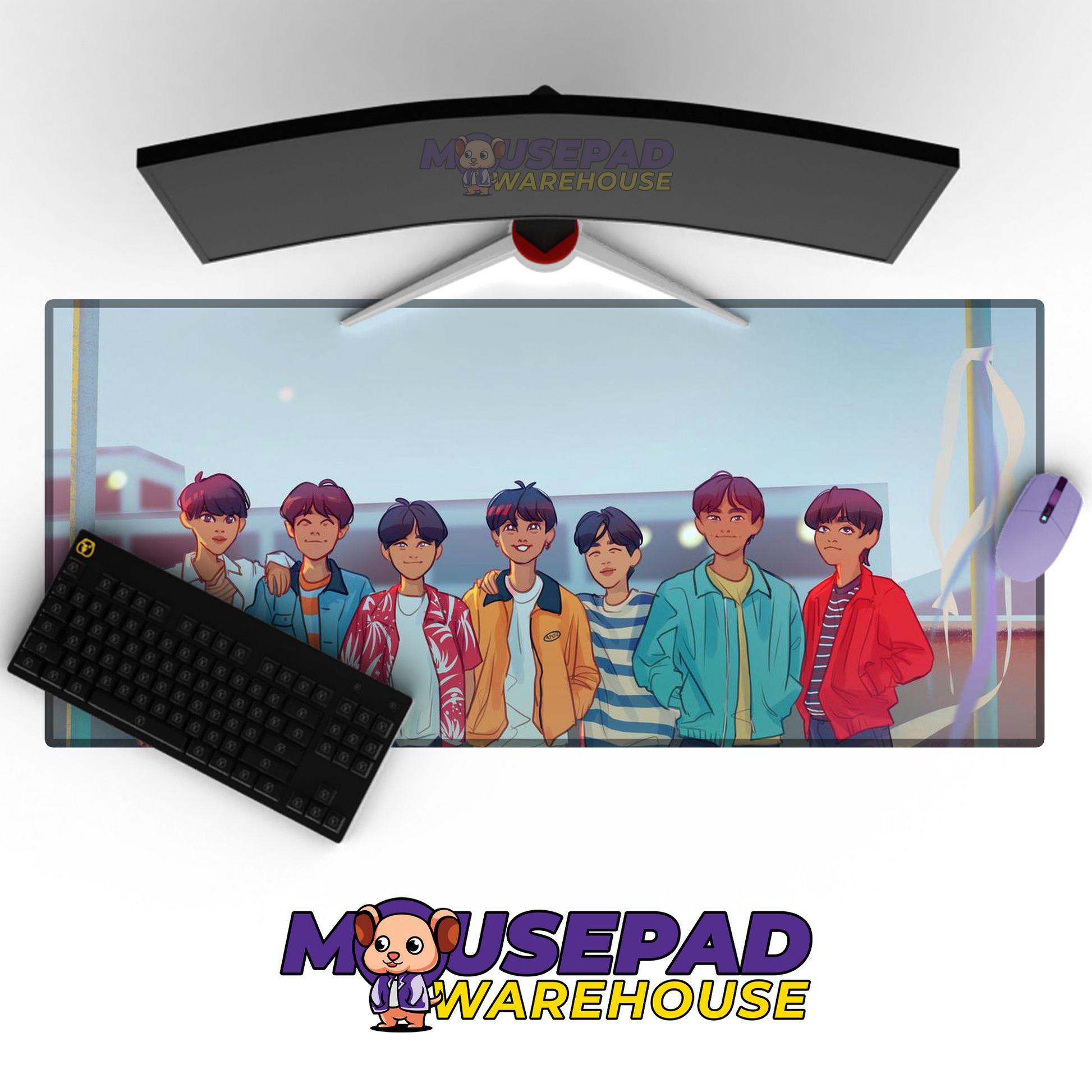 BTS V40 Mousepad Mockup