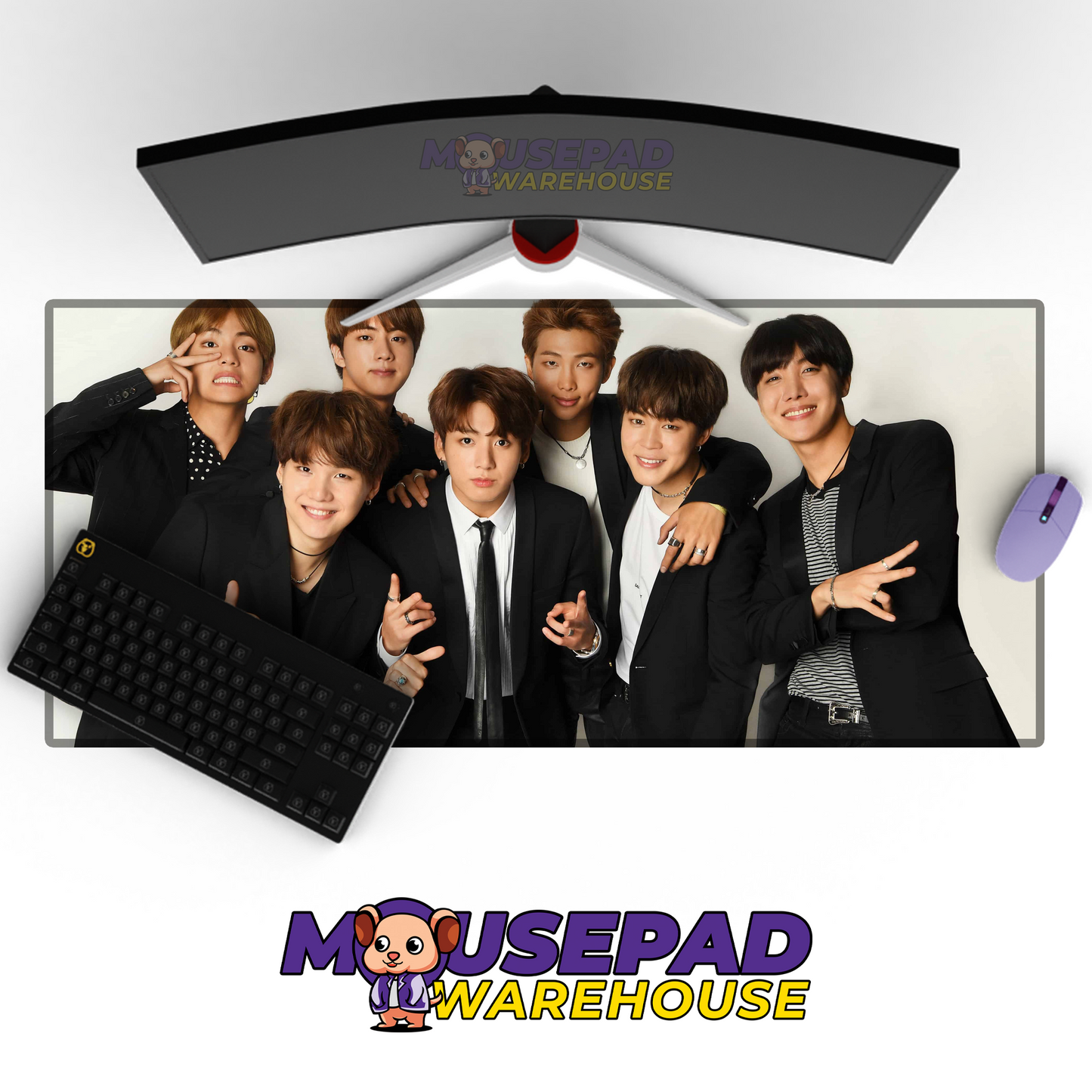 BTS V41 Mousepad Mockup