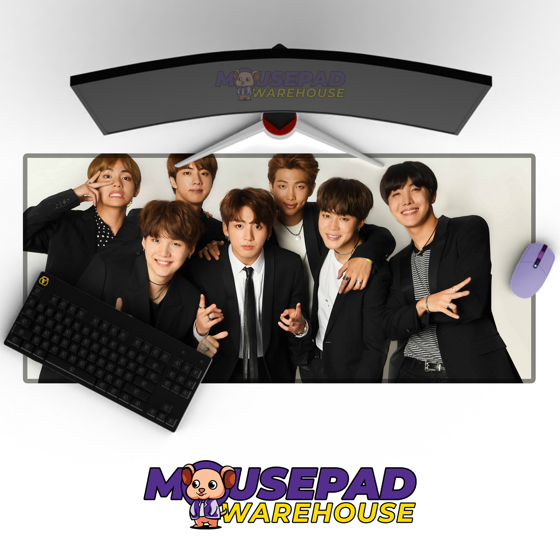 BTS V41 Mousepad Mockup