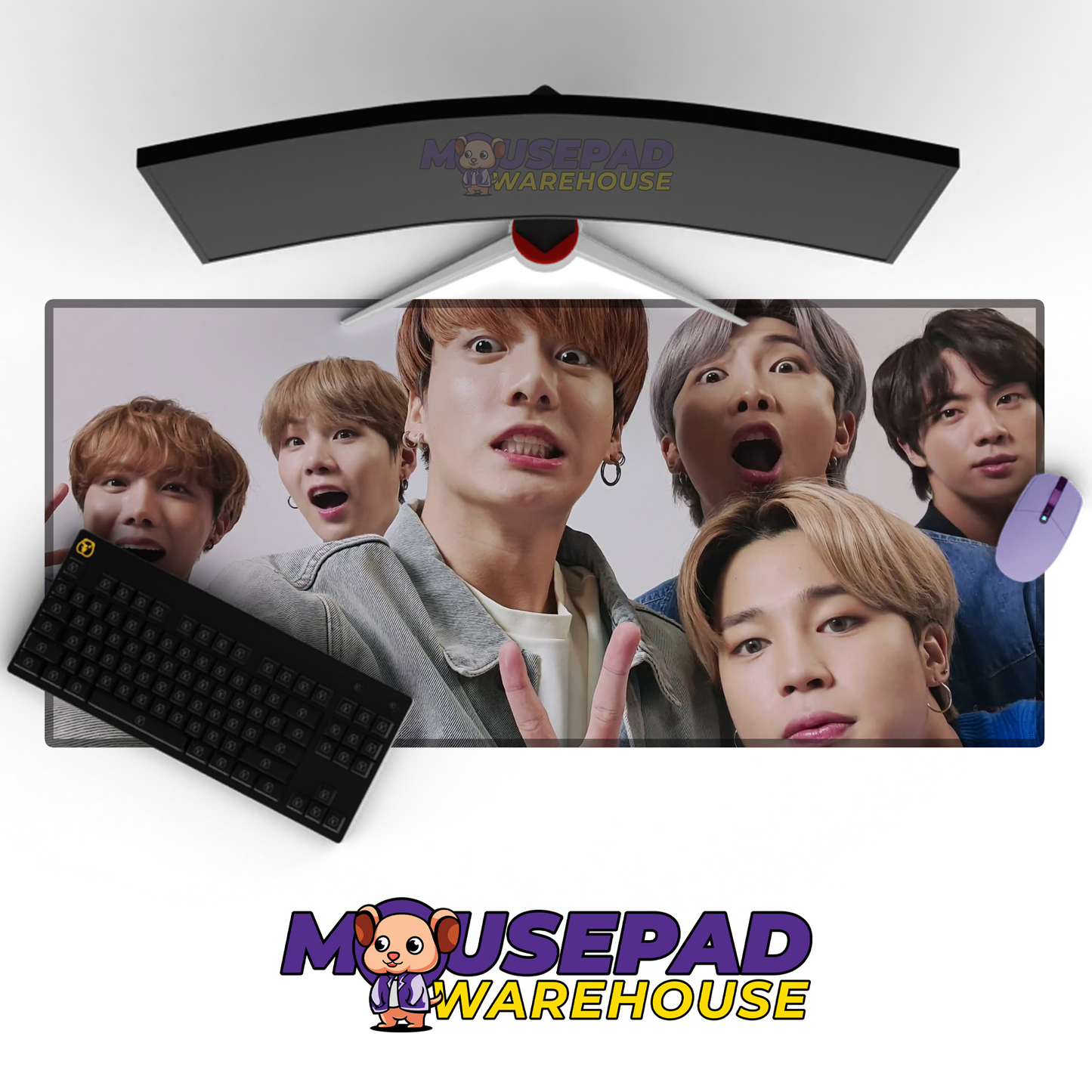 BTS V45 Mousepad Mockup