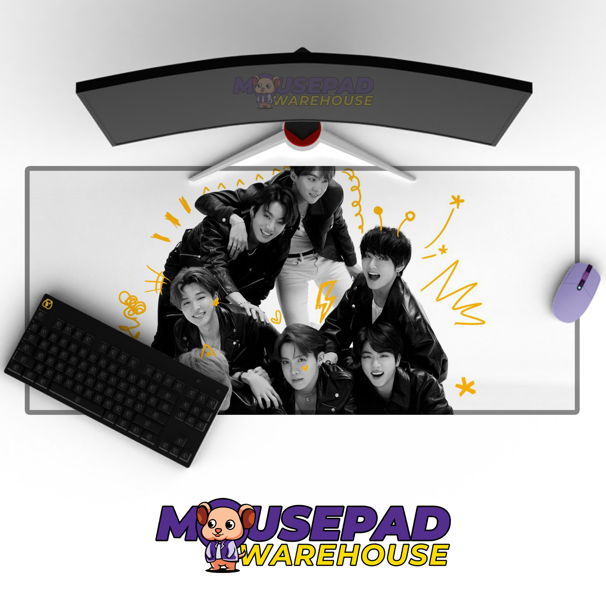BTS V6 Mousepad Mockup