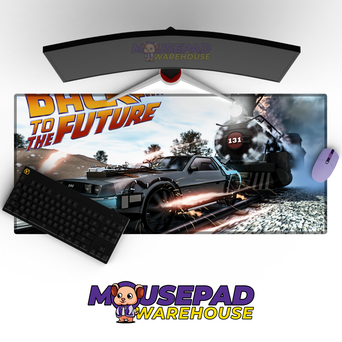 Back to the Future V12 Mousepad Mockup