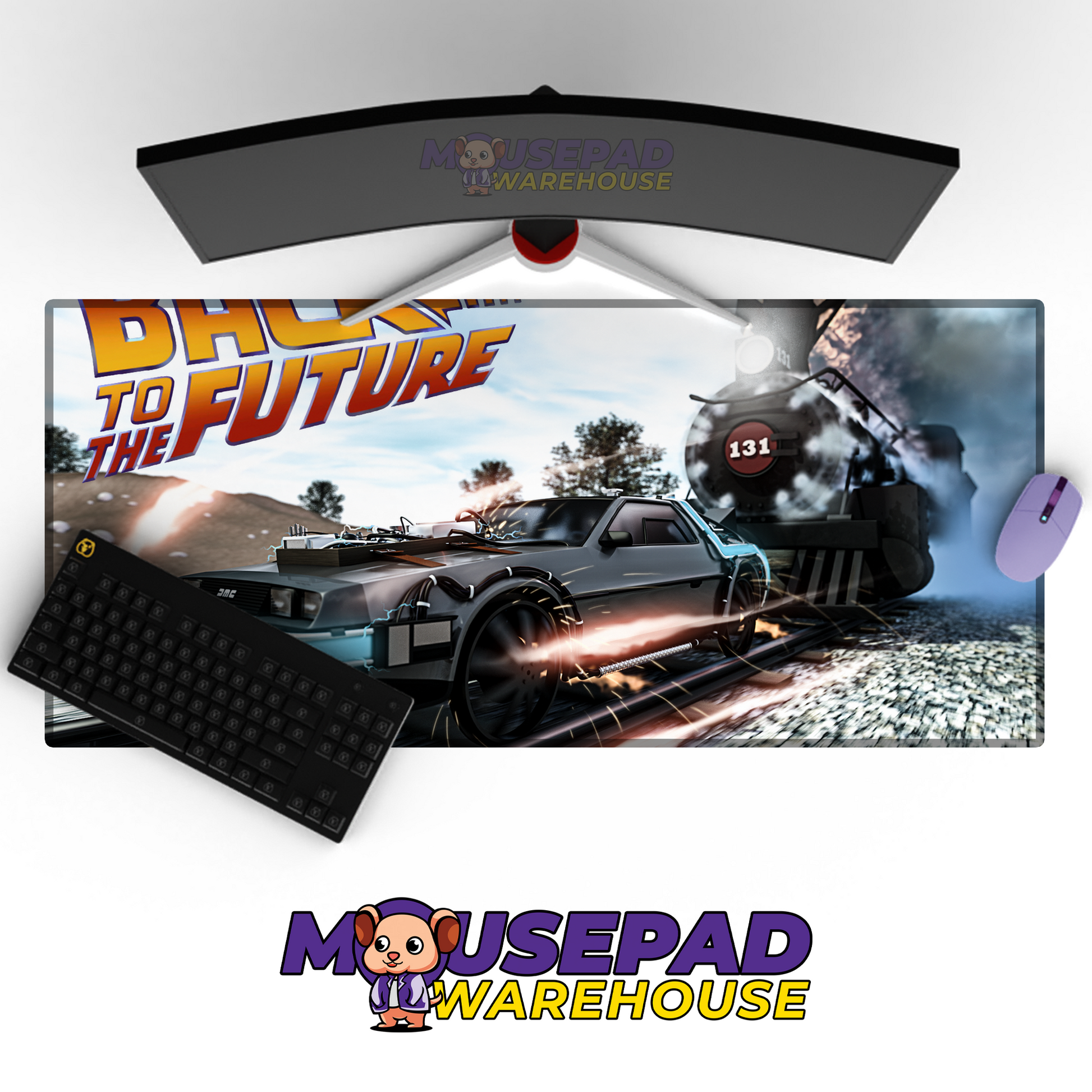 Back to the Future V12 Mousepad Mockup