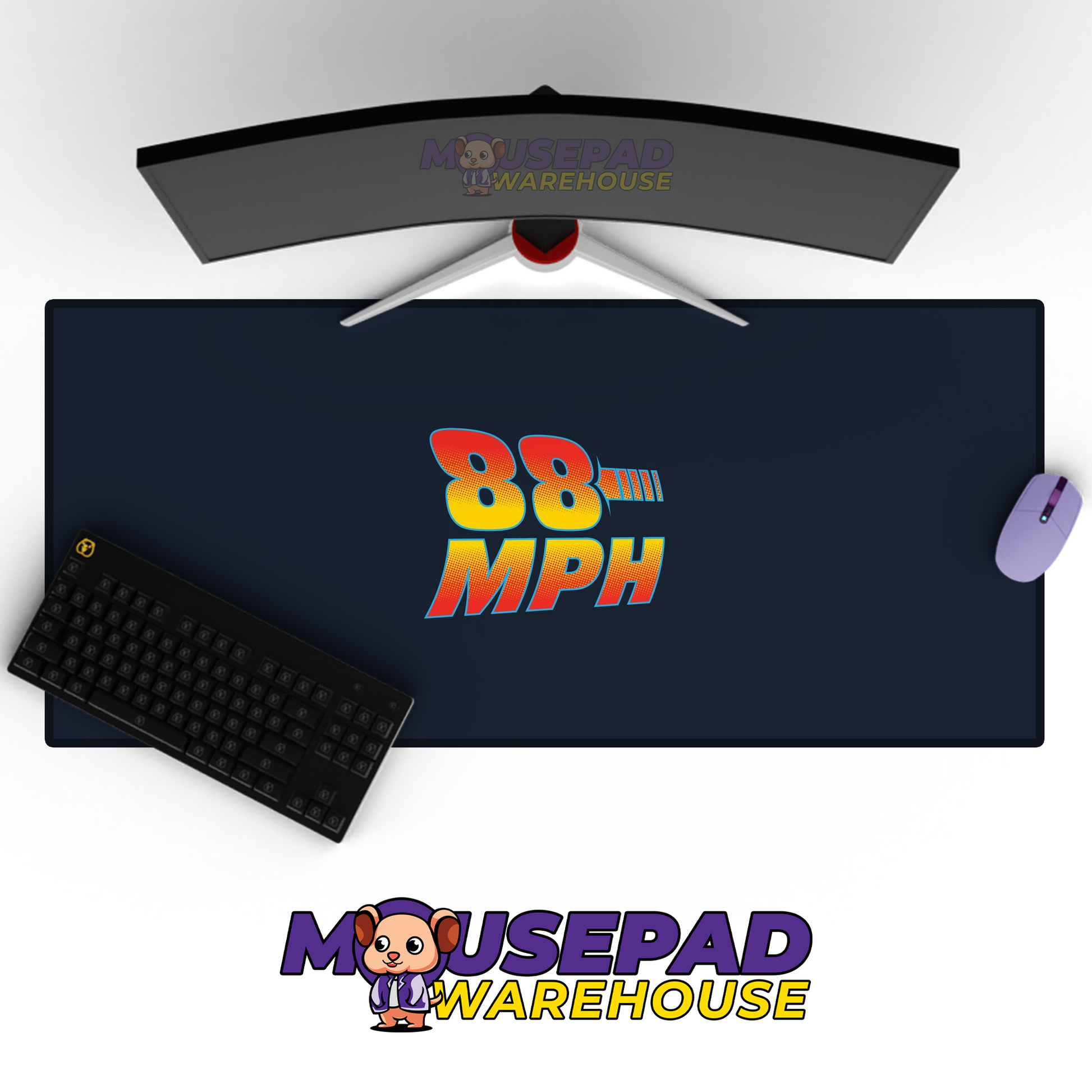 Back to the Future V16 Mousepad Mockup