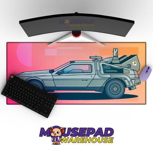 Back to the Future V17 Mousepad Mockup