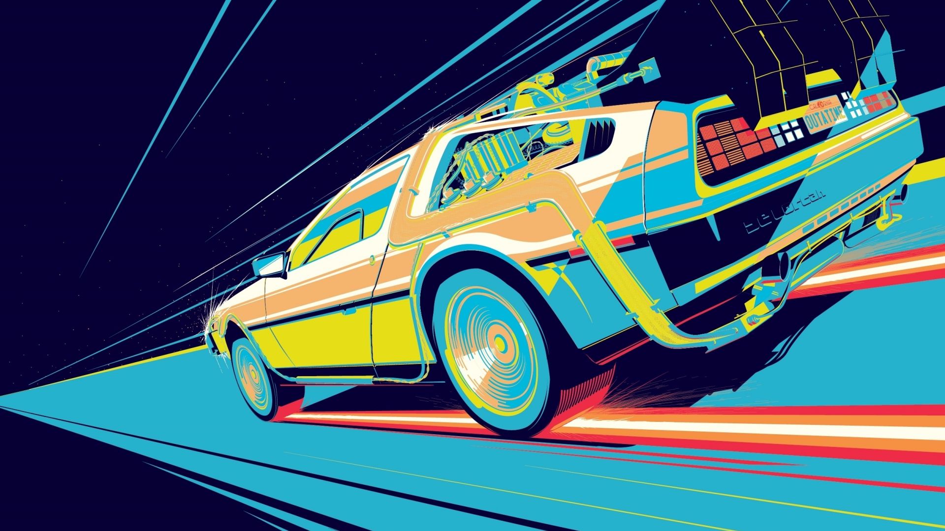 Back to the Future V1 Mousepad