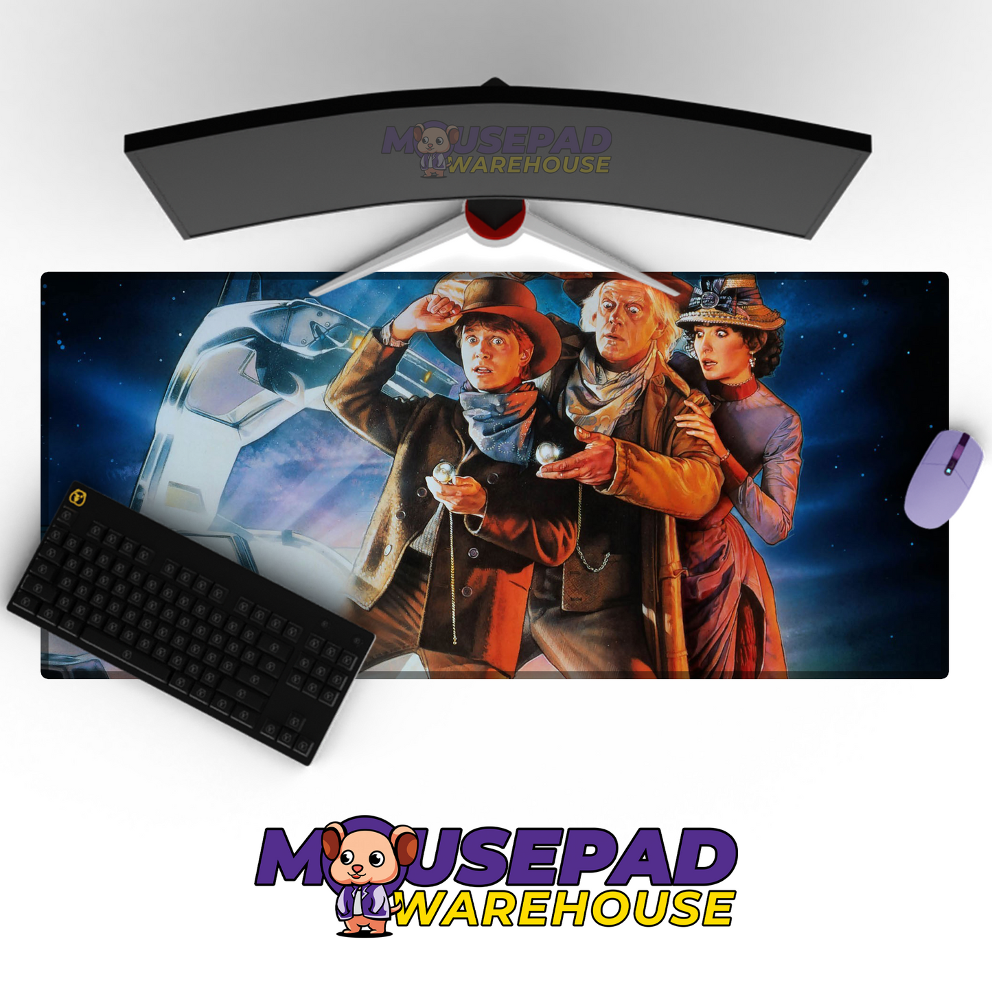 Back to the Future V20 Mousepad Mockup