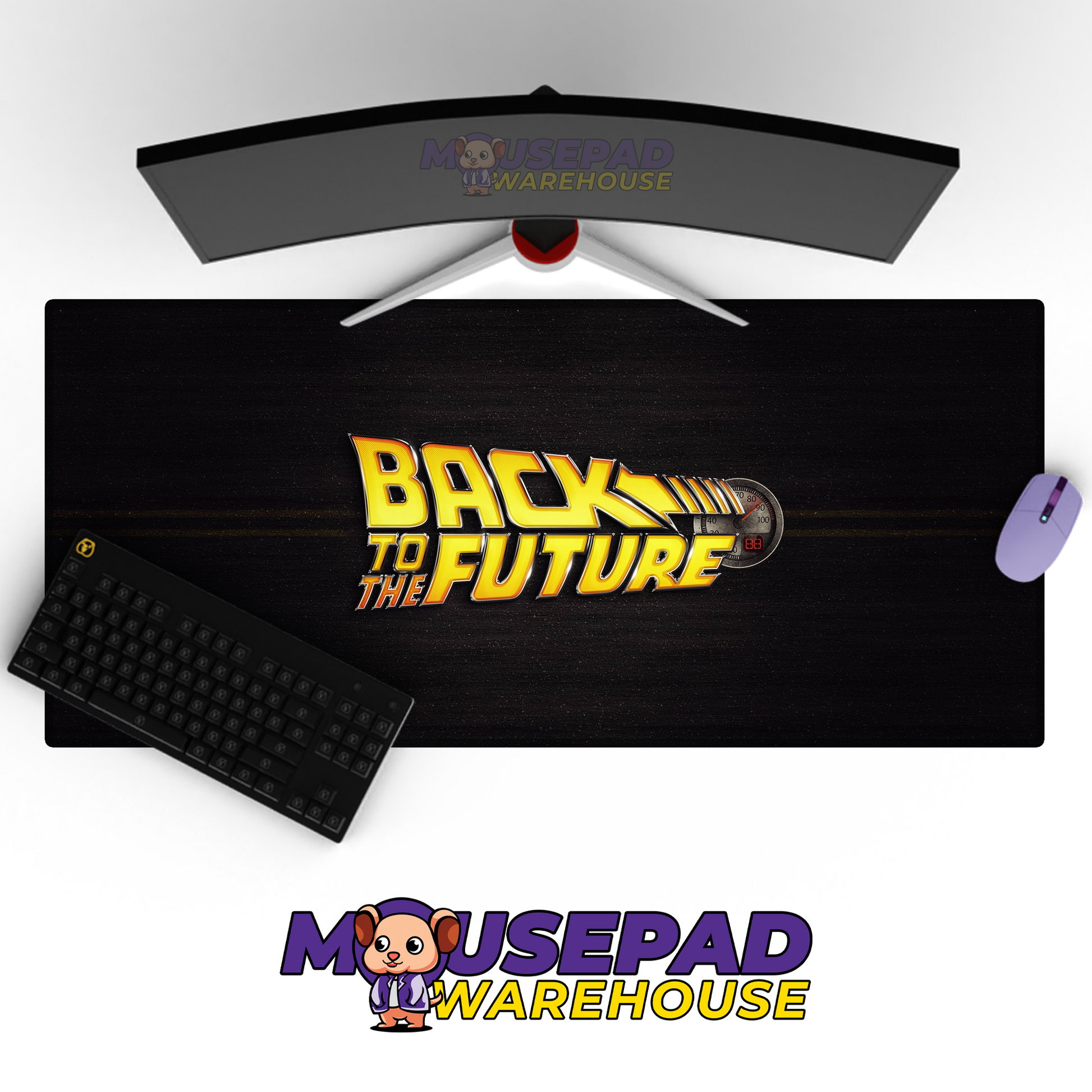 Back to the Future V23 Mousepad Mockup