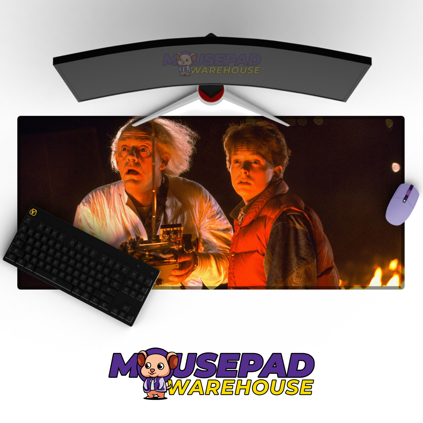 Back to the Future V24 Mousepad Mockup